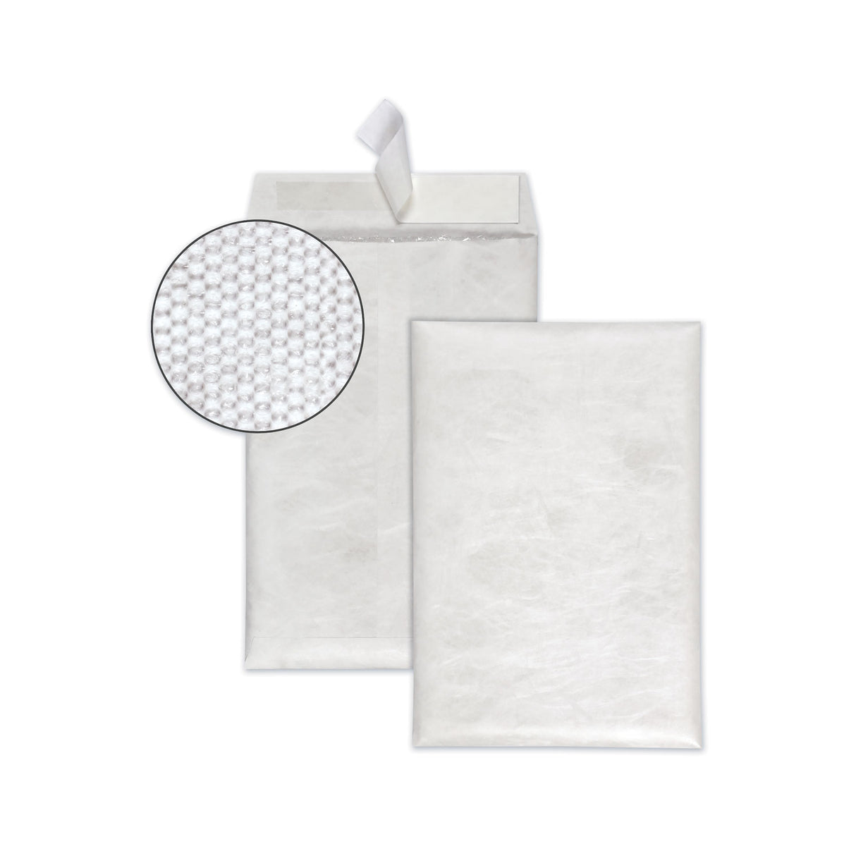 Survivor Bubble Mailer of DuPont Tyvek, #0, Air Cushion, Redi-Strip Adhesive Closure, 6.5 x 9.5, White, 25/Box (R7501)