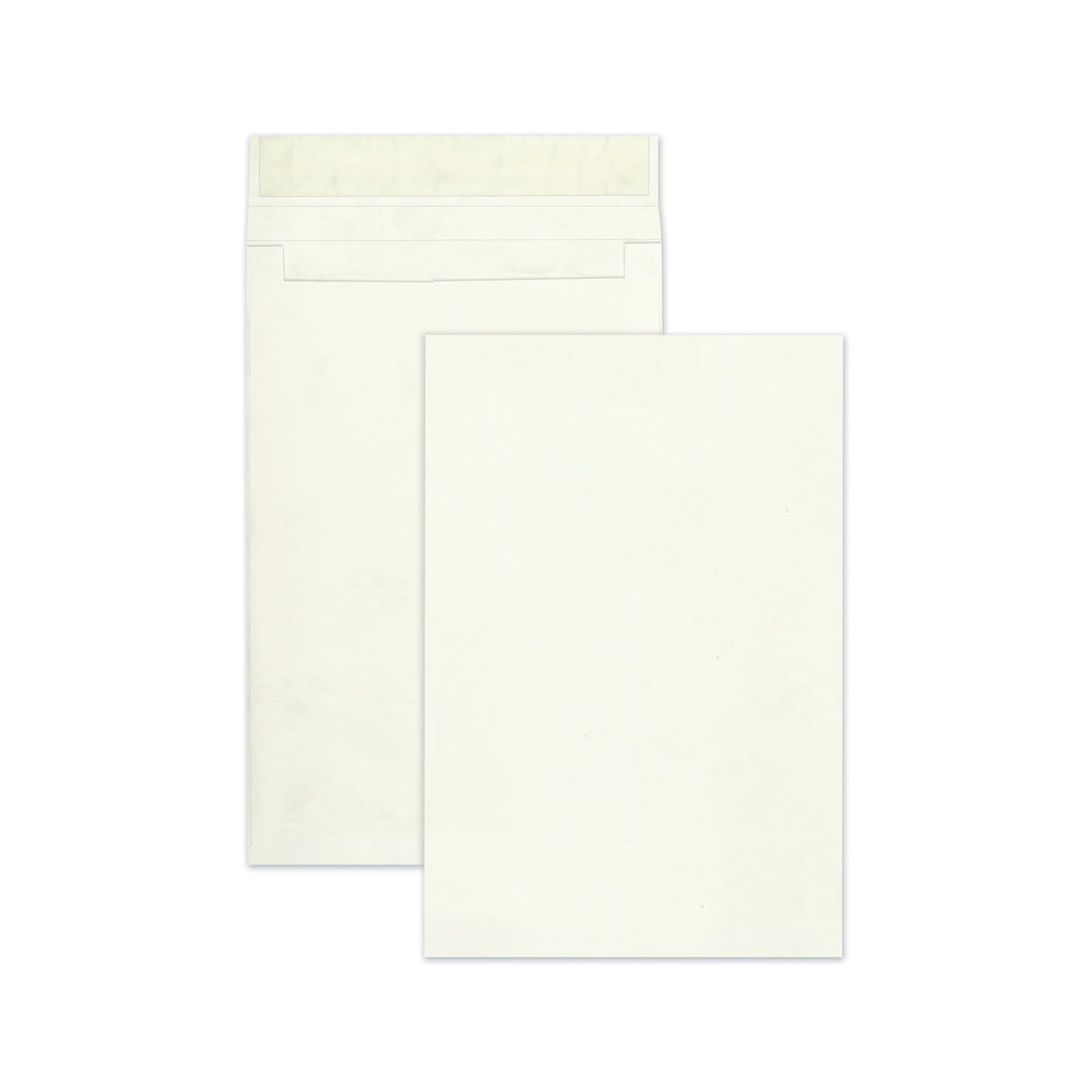 Survivor Lightweight 14 lb Tyvek Open End Expansion Mailers, #15 1/2, Cheese Blade Flap, Redi-Strip Closure, 12 x 16, White, 25/Box (R4292)
