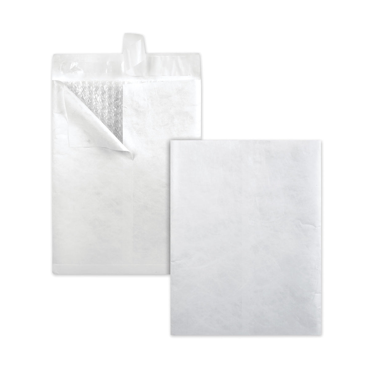 Survivor Bubble Mailer of DuPont Tyvek, #13 1/2, Square Flap, Redi-Strip Adhesive Closure, 10 x 13, White, 25/Box (R7545)