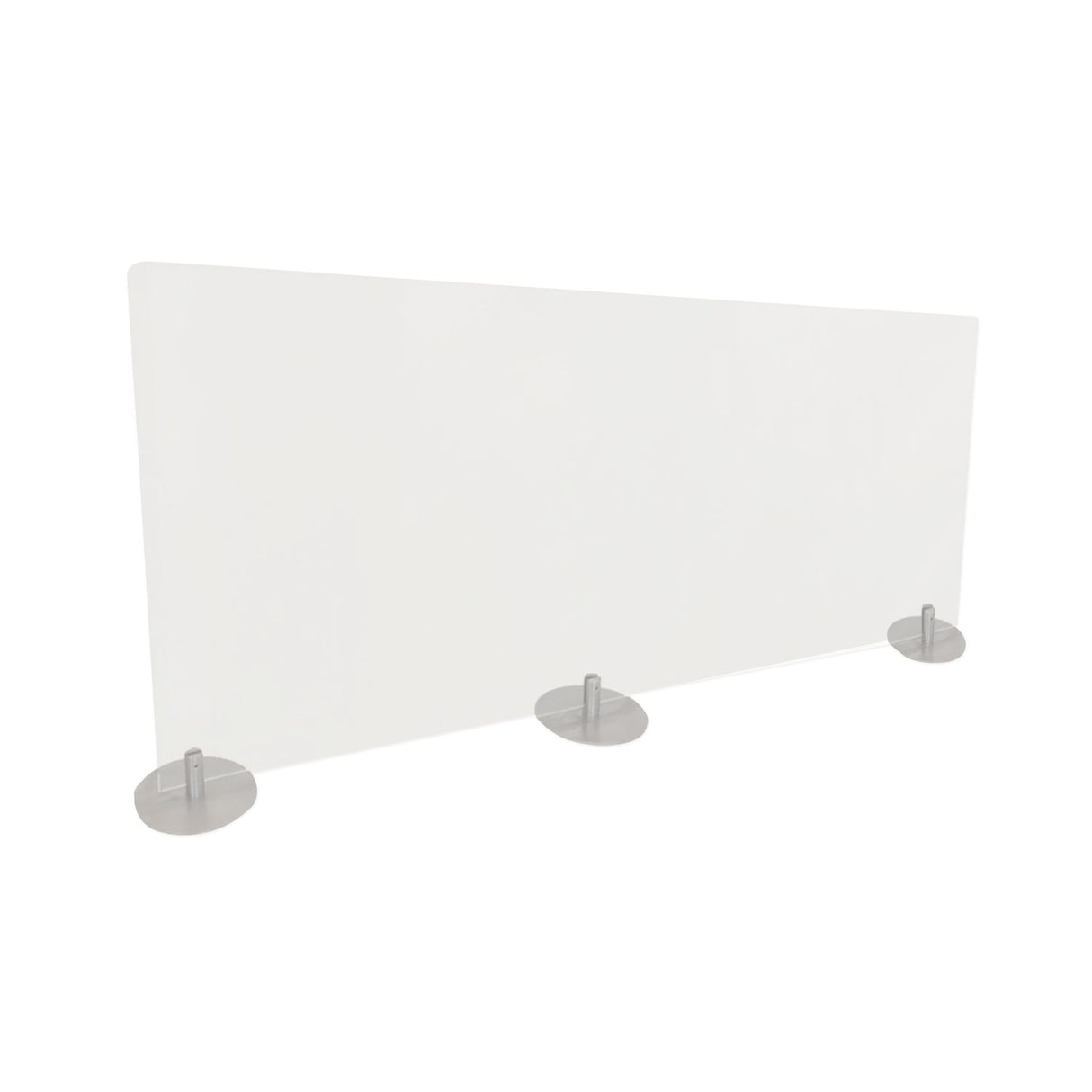 Ghent Desktop Free Standing Acrylic Protection Screen, 59 x 5 x 24, Frost (DPSF2459F)