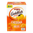 Goldfish Cheddar Crackers (3-Pack, 19.2 oz Each) | Resealable Snacks for Sharing & Lunchboxes Pepperidge Farm