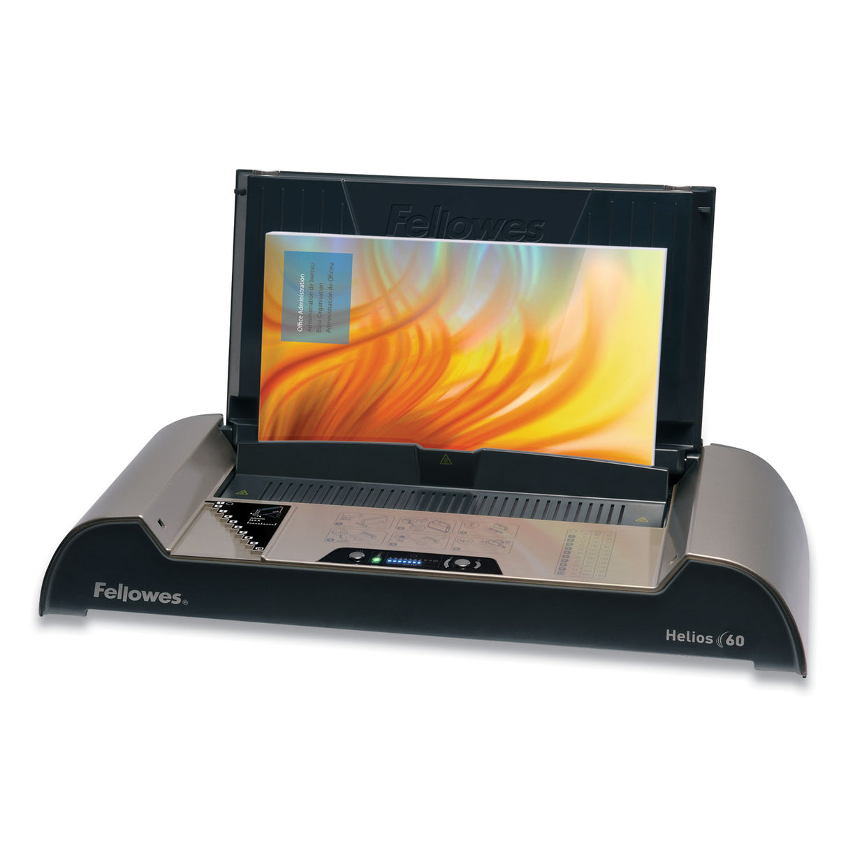 Fellowes Helios 60 Thermal Binding Machine, 600 Sheets, 20.88 x 9.44 x 3.94, Platinum/Graphite (5219501)