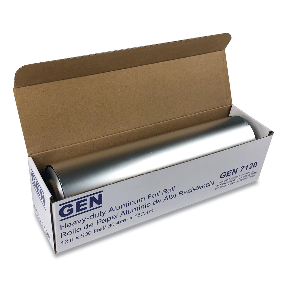 GEN Heavy-Duty Aluminum Foil Roll, 12" x 500 ft (GEN7120)
