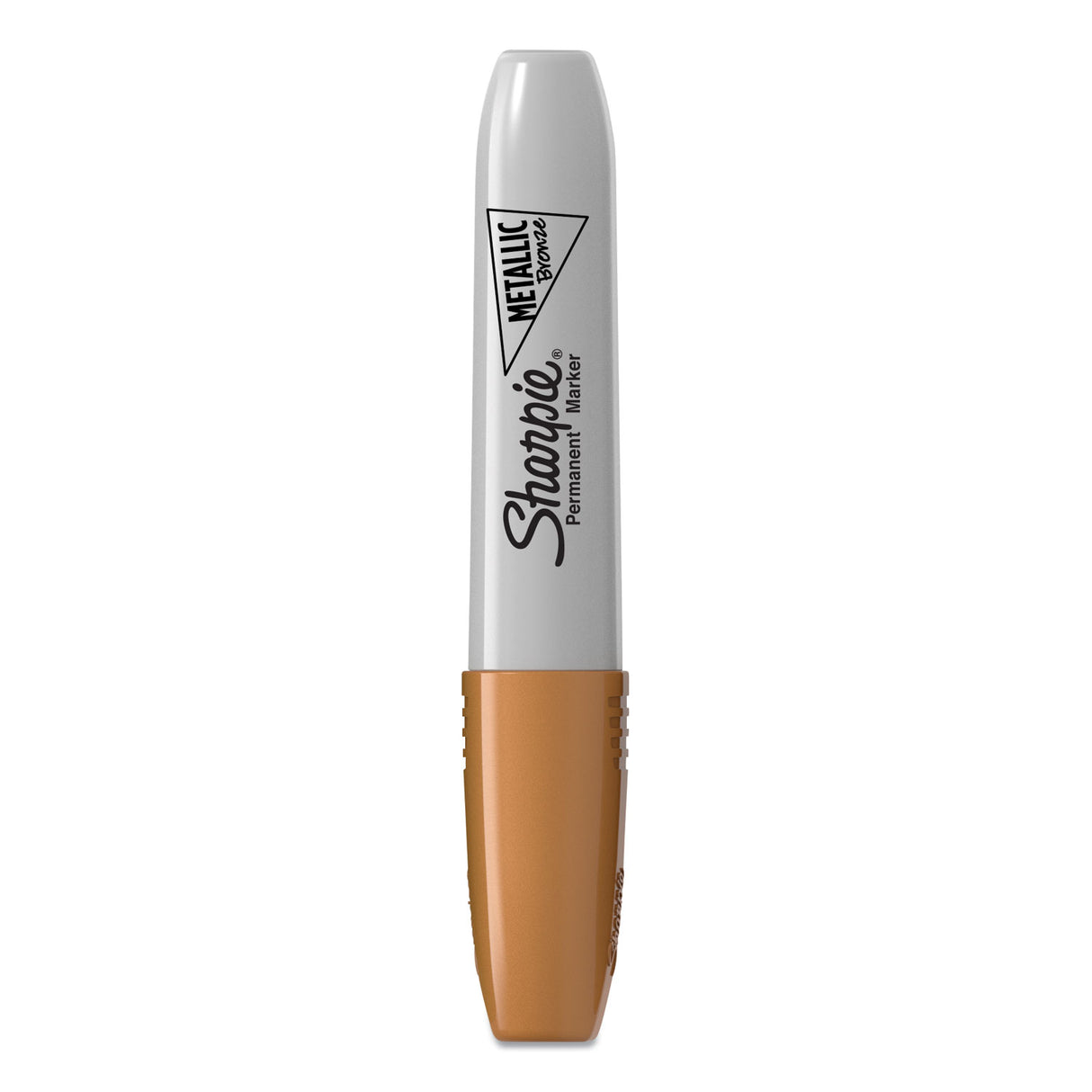 Sharpie Metallic Chisel Tip Permanent Marker, Medium Chisel Tip, Bronze, Dozen (2089624)