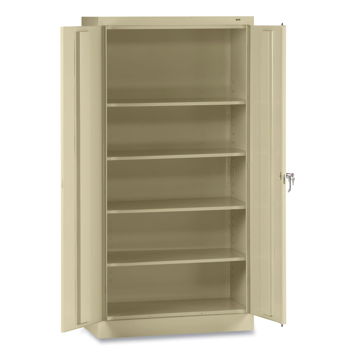 Tennsco 72" High Standard Cabinet (Assembled), 30w x 15d x 72h, Putty (7215CPY)