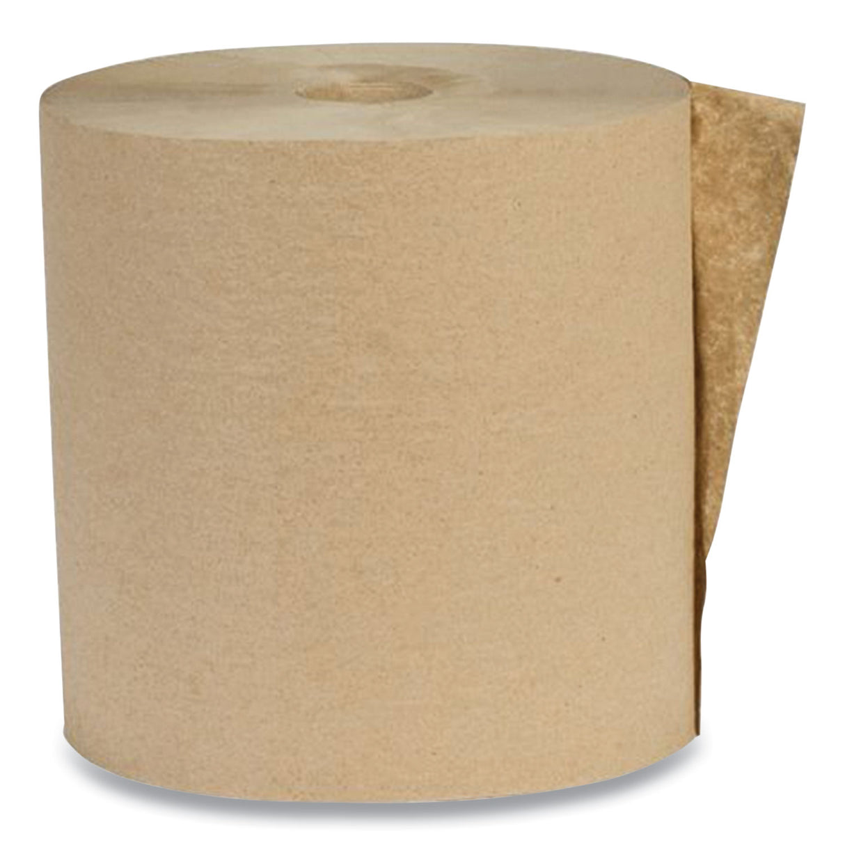 Eco Green Recycled Hardwound Paper Towels, 1-Ply, 7.87" x 700 ft, Kraft, 12 Rolls/Carton (EK7016)