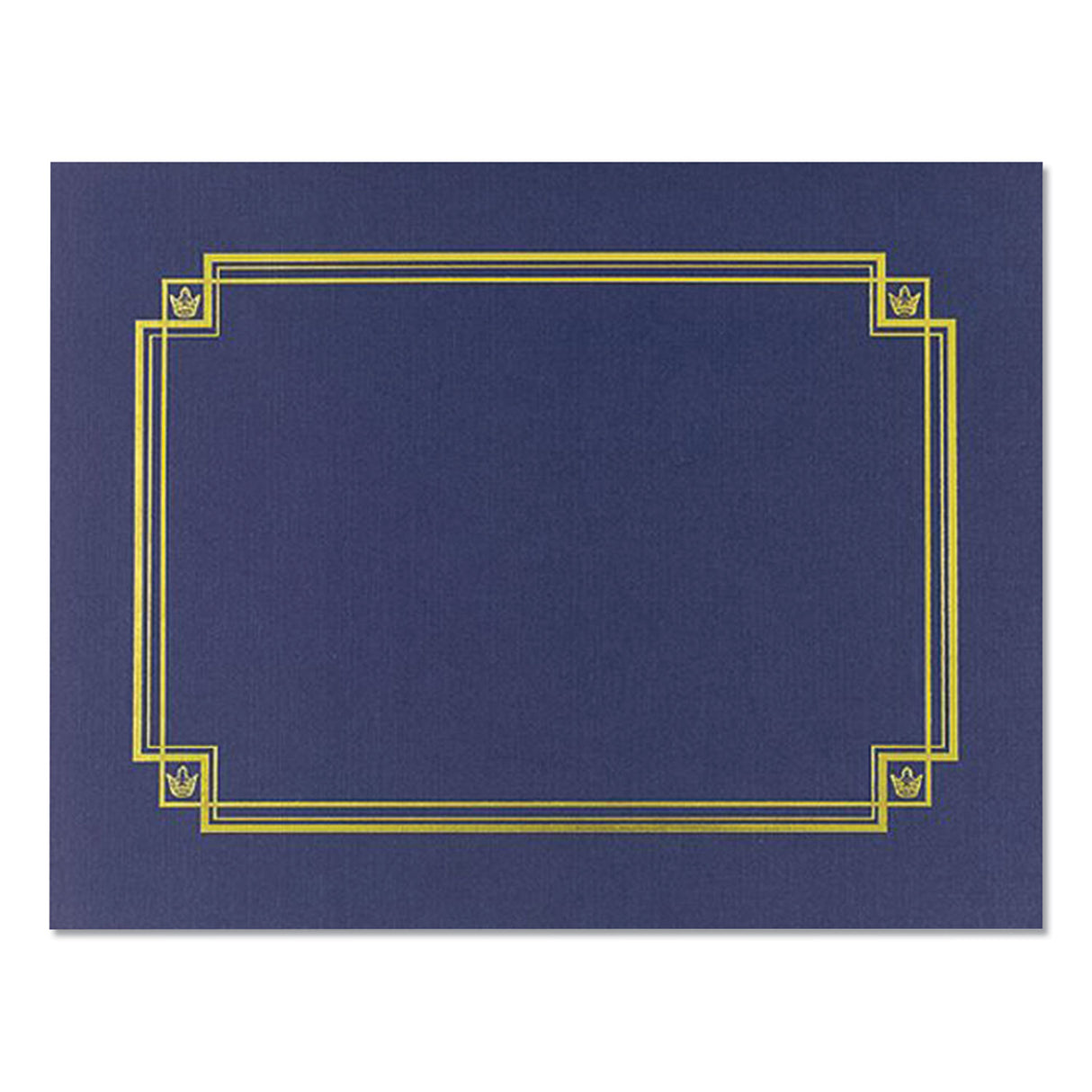 Great Papers! Premium Textured Certificate Holder, 12.65 x 9.75, Navy, 3/Pack (938903)