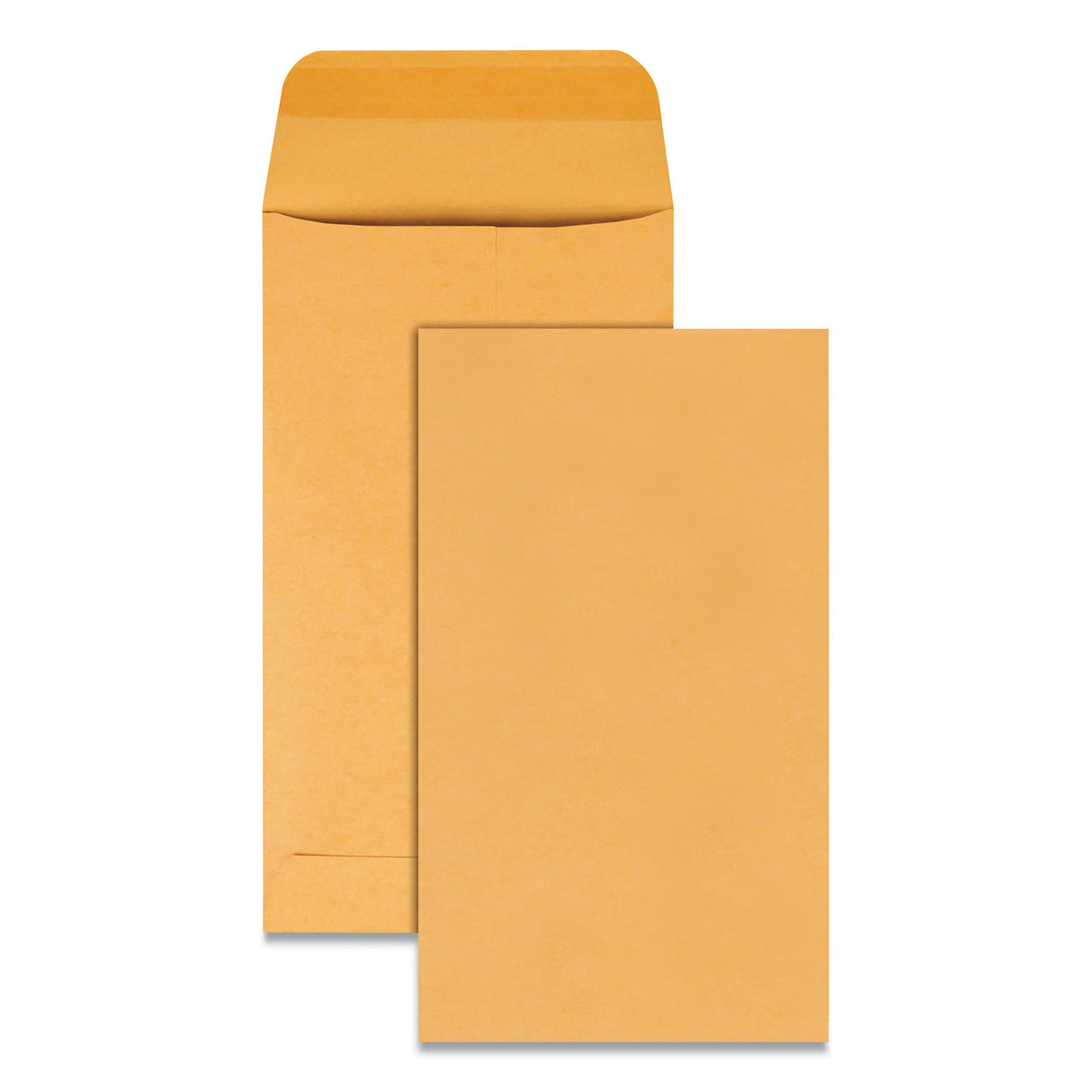 Quality Park Kraft Coin and Small Parts Envelope, 20 lb Bond Weight Kraft, #5 1/2, Square Flap, Gummed Closure, 3.13 x 5.5, Brown, 500/Box (50560)