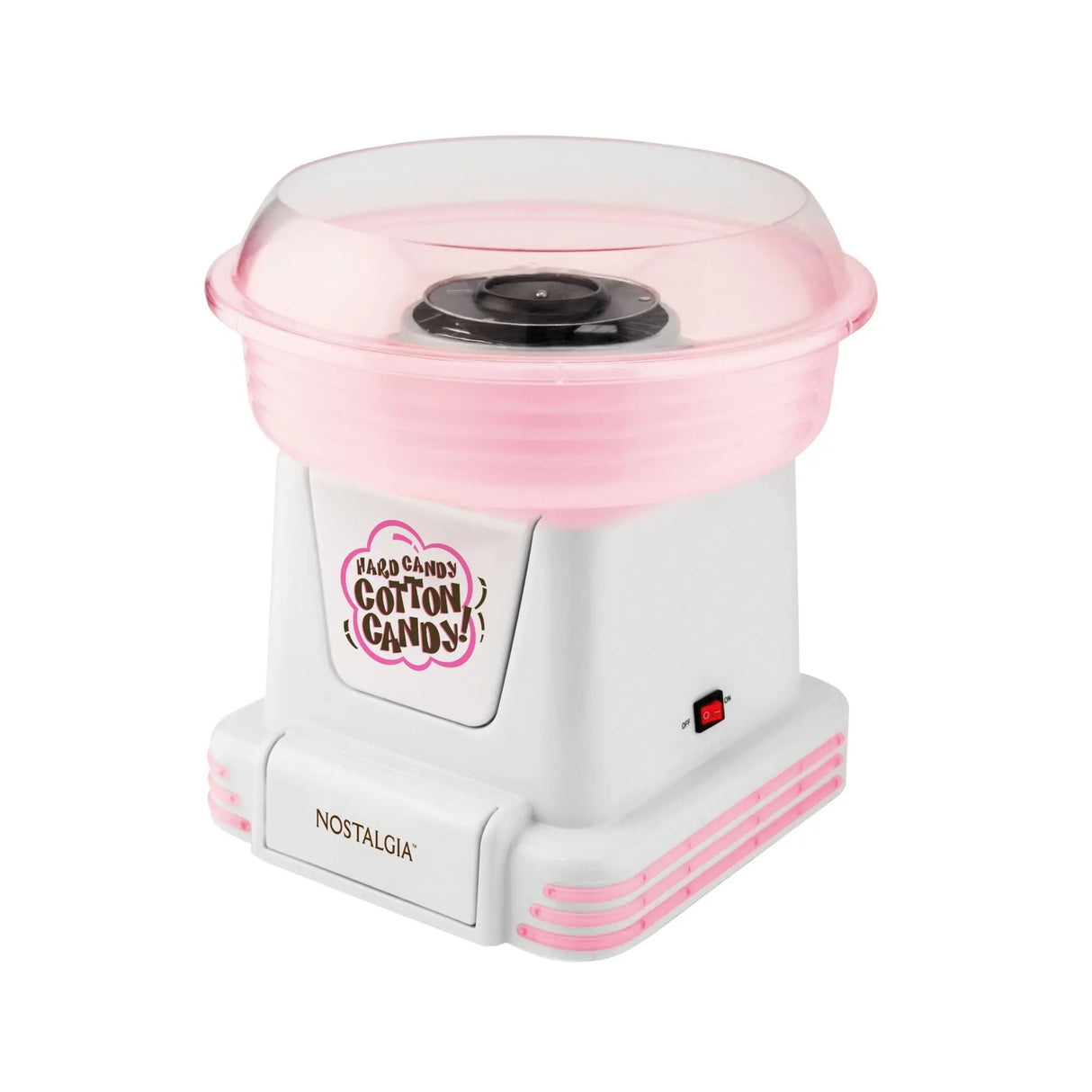 Nostalgia Electrics Cotton Candy Maker | Hard & Sugar-Free Confection Machine Nostalgia Electrics