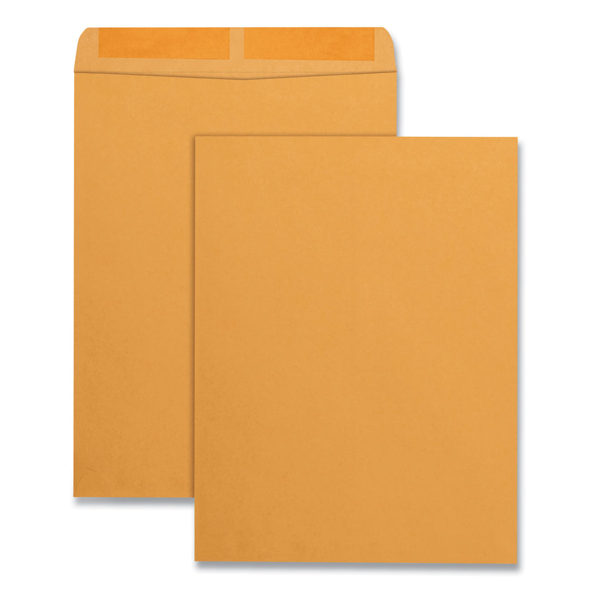 Quality Park Catalog Envelope, 28 lb Bond Weight Kraft, #13 1/2, Square Flap, Gummed Closure, 10 x 13, Brown Kraft, 100/Box (41667)