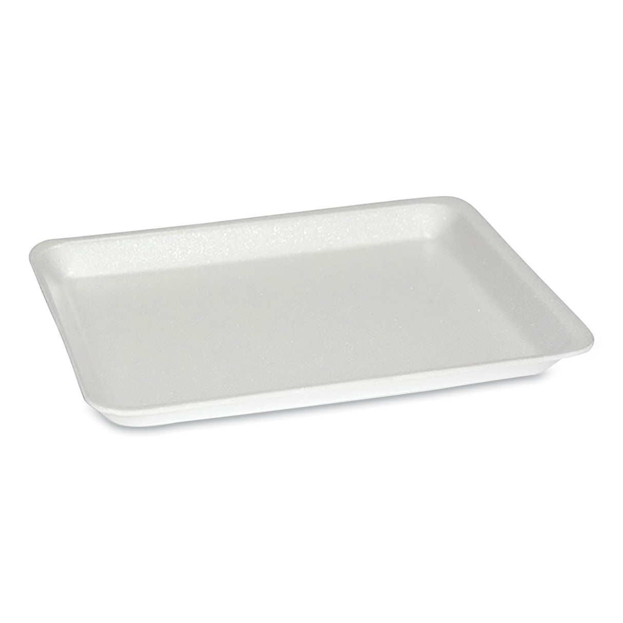 Pactiv Supermarket Tray, #8S, 10.5 x 8.25 x 0.7, White, Foam, 500/Carton (51P108S)