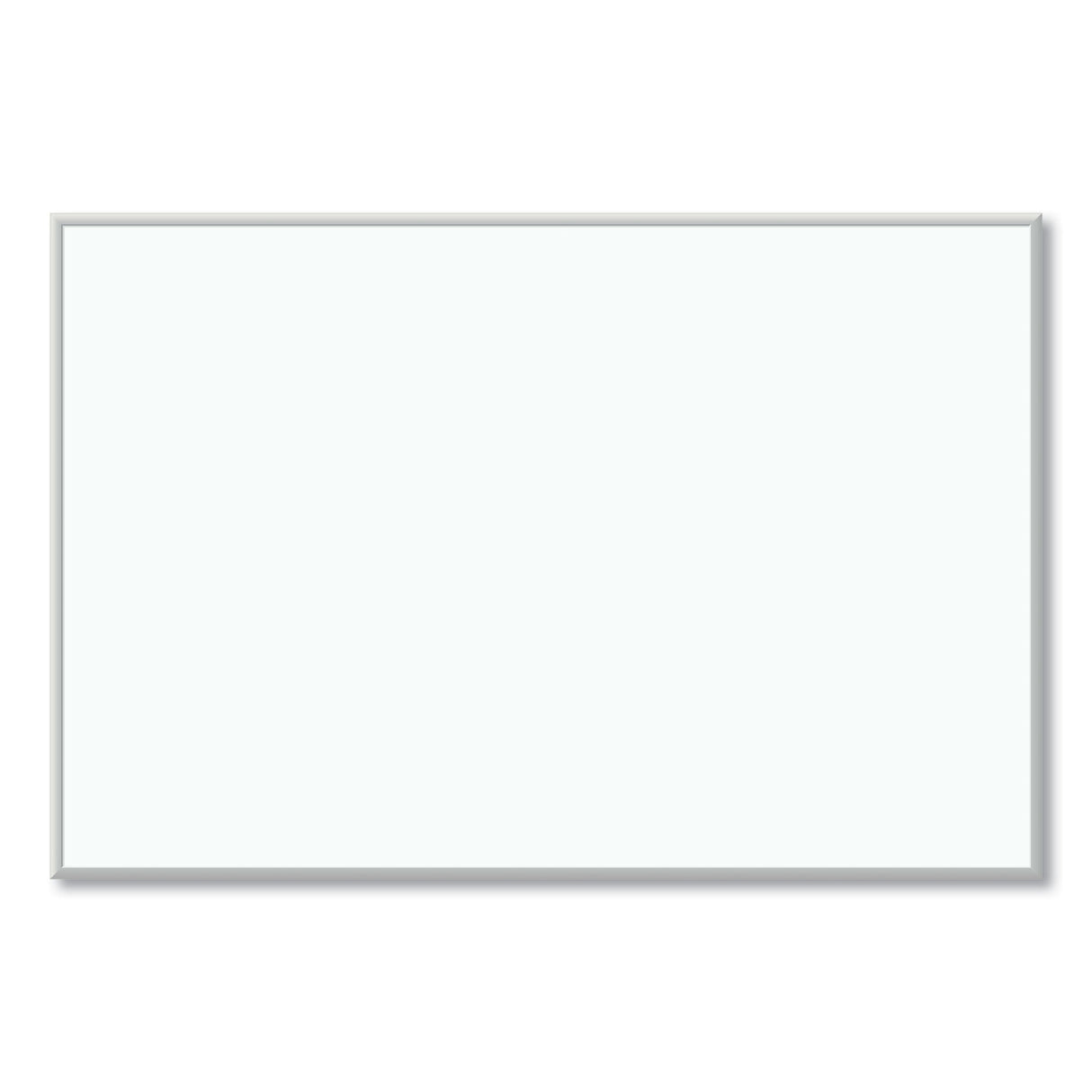 U Brands Melamine Dry Erase Board, 70 x 47, White Surface, Silver Frame (033U0001)