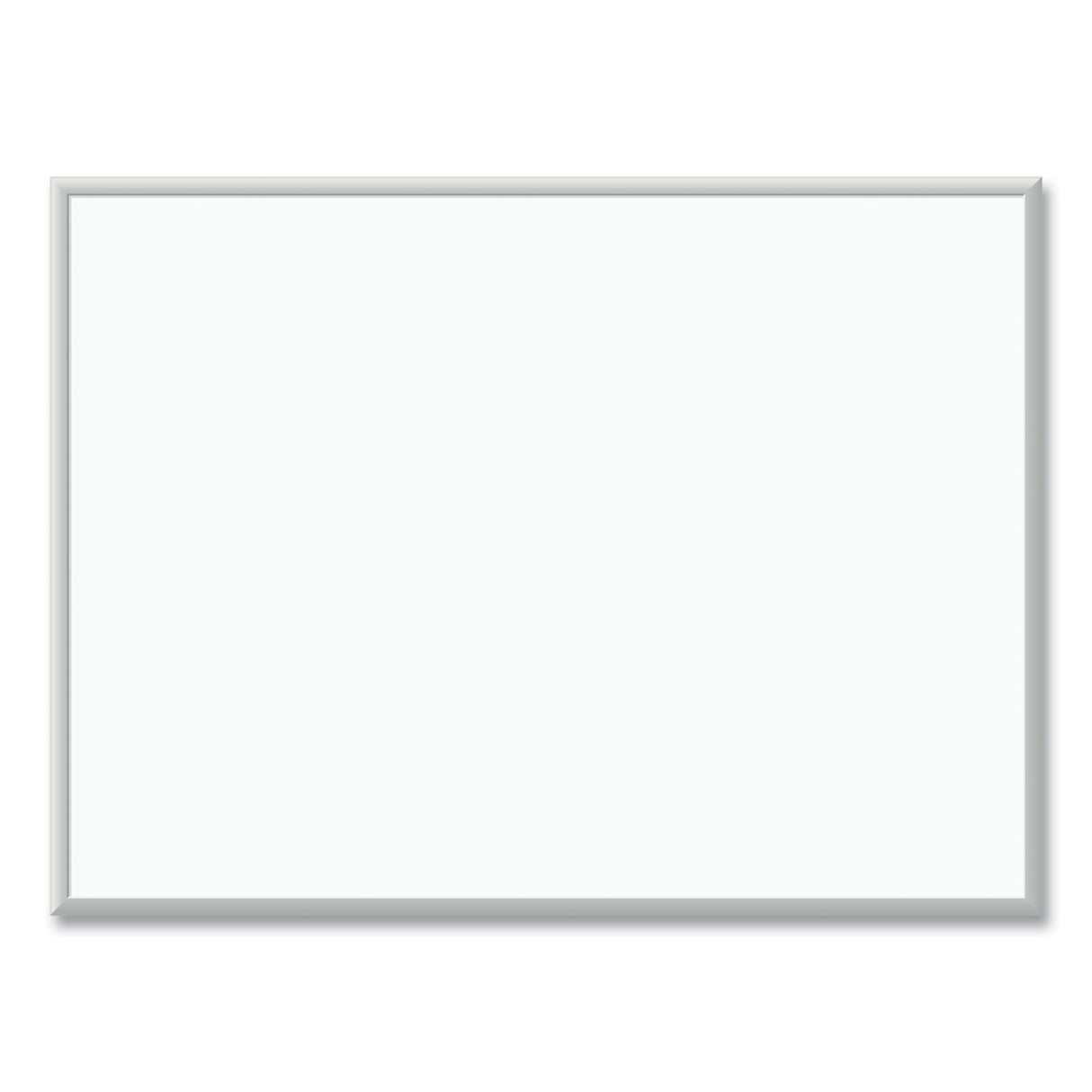 U Brands Melamine Dry Erase Board, 47 x 35, White Surface, Silver Frame (032U0001)