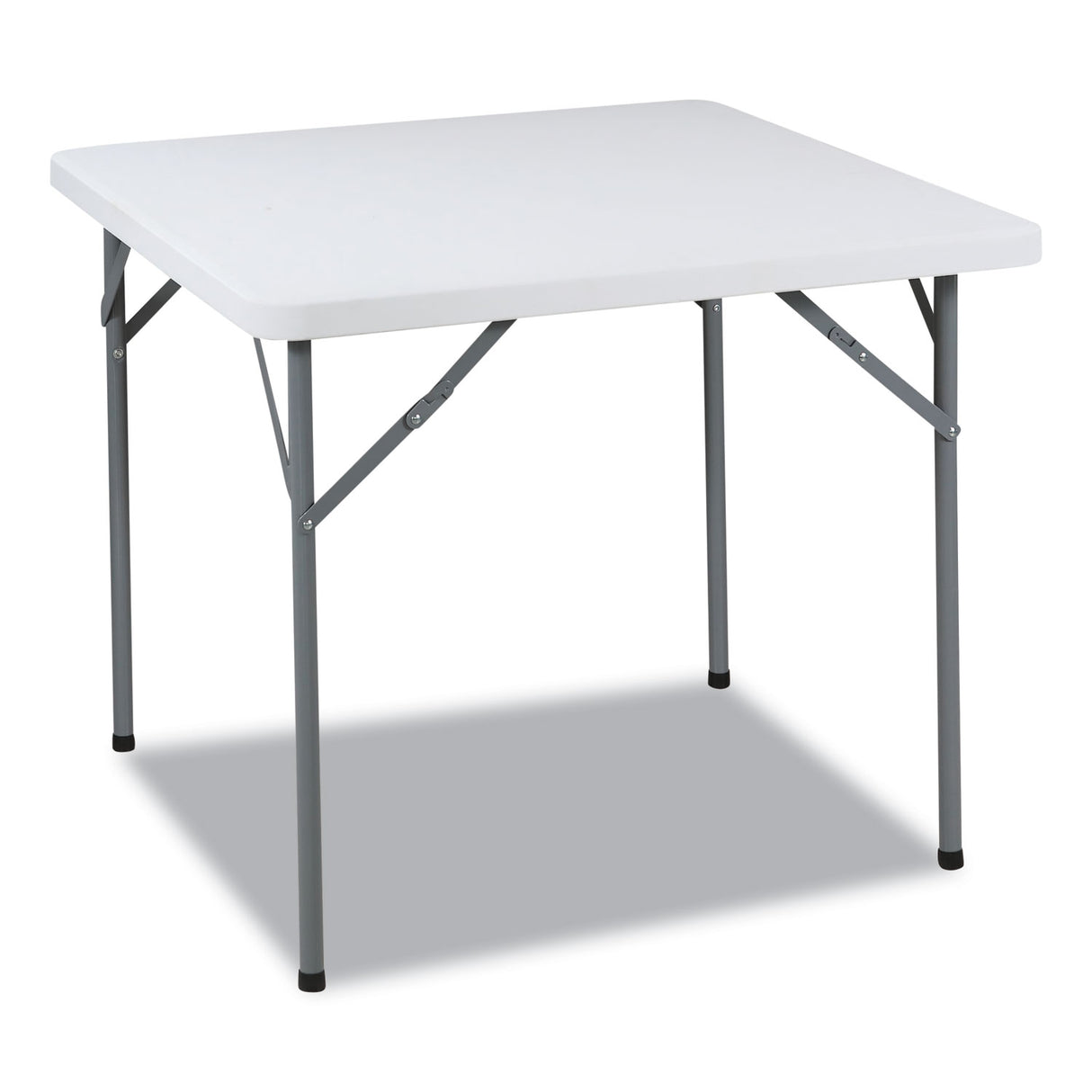 Iceberg IndestrucTable Classic Folding Table, Square, 34" x 34" x 29", Platinum Granite (65253)