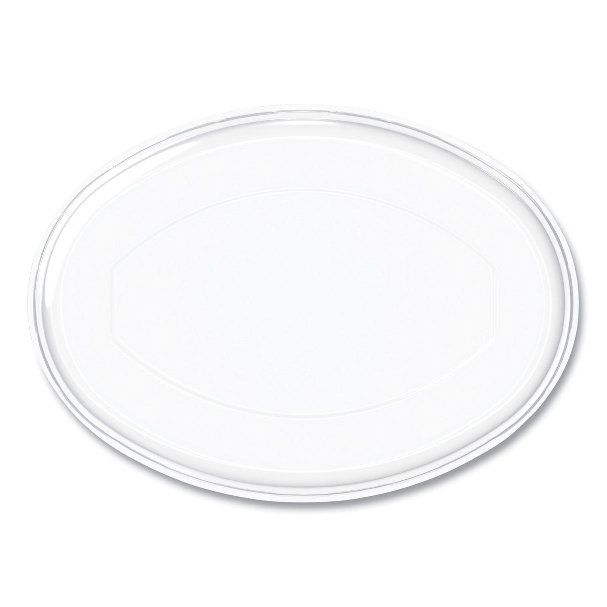 Dart BARE ECO-FORWARD SUGARCANE DINNERWARE, BURRITO BOWL LID, 6.8 X 9.5 X 1.4, CLEAR, 300/CARTON (PET28BBDL)