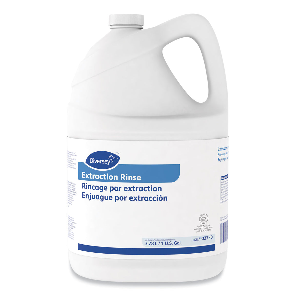 Diversey Carpet Extraction Rinse, Floral Scent, 1 gal Bottle, 4/Carton (101109760)