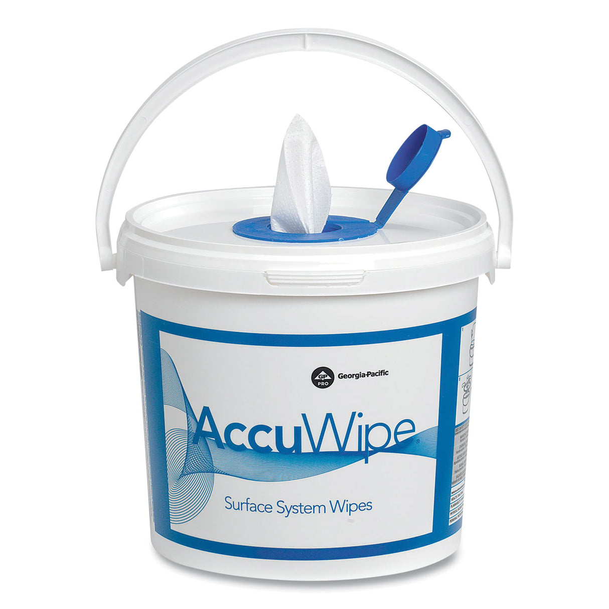 Georgia Pacific Professional Pacific Blue Select Surface System Bucket, 7.8 x 7.8 x 7, White/Blue, 6/Carton (54006)