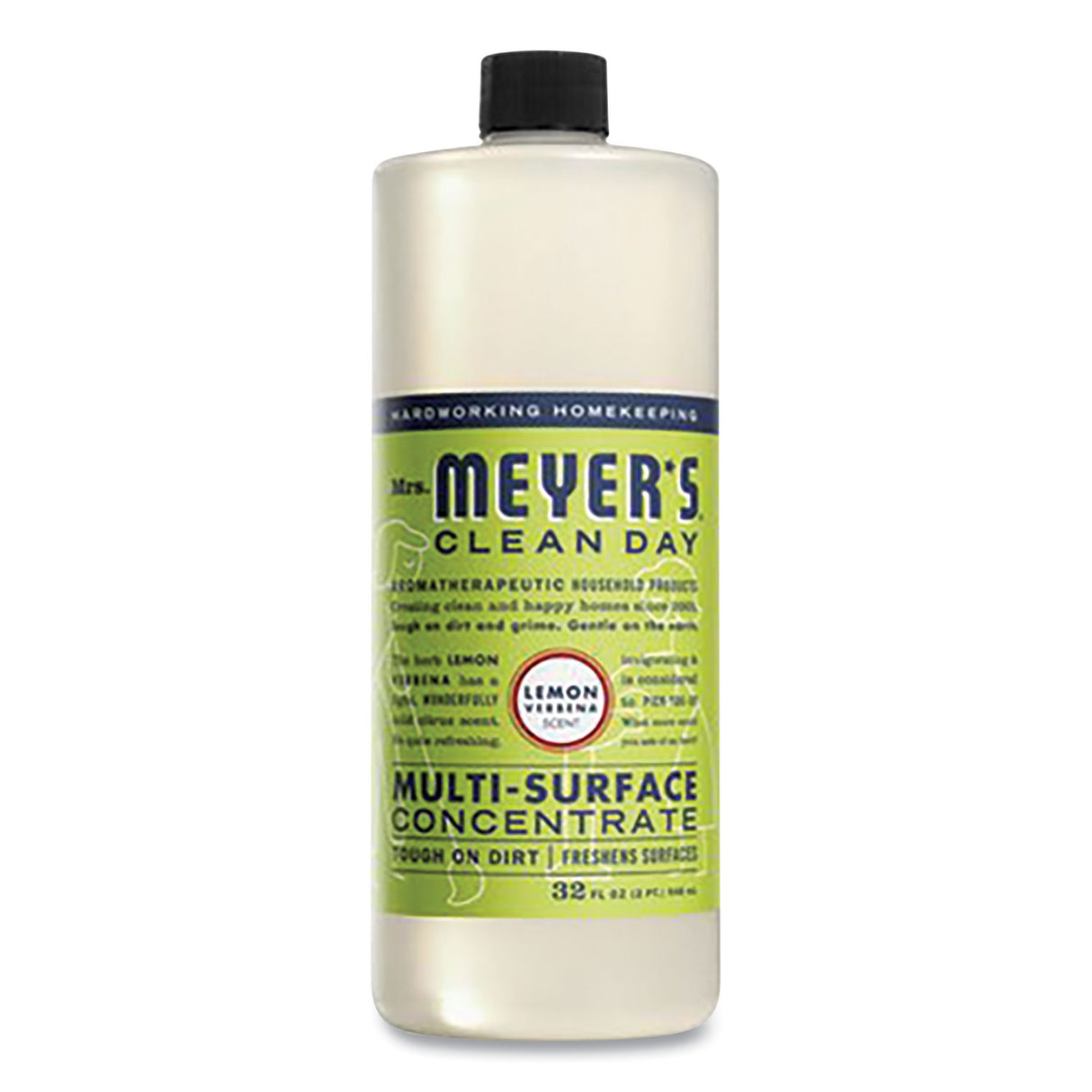 Mrs. Meyer's Clean Day Multi-Surface Concentrate, Lemon Verbena, 32 oz Bottle (663025)