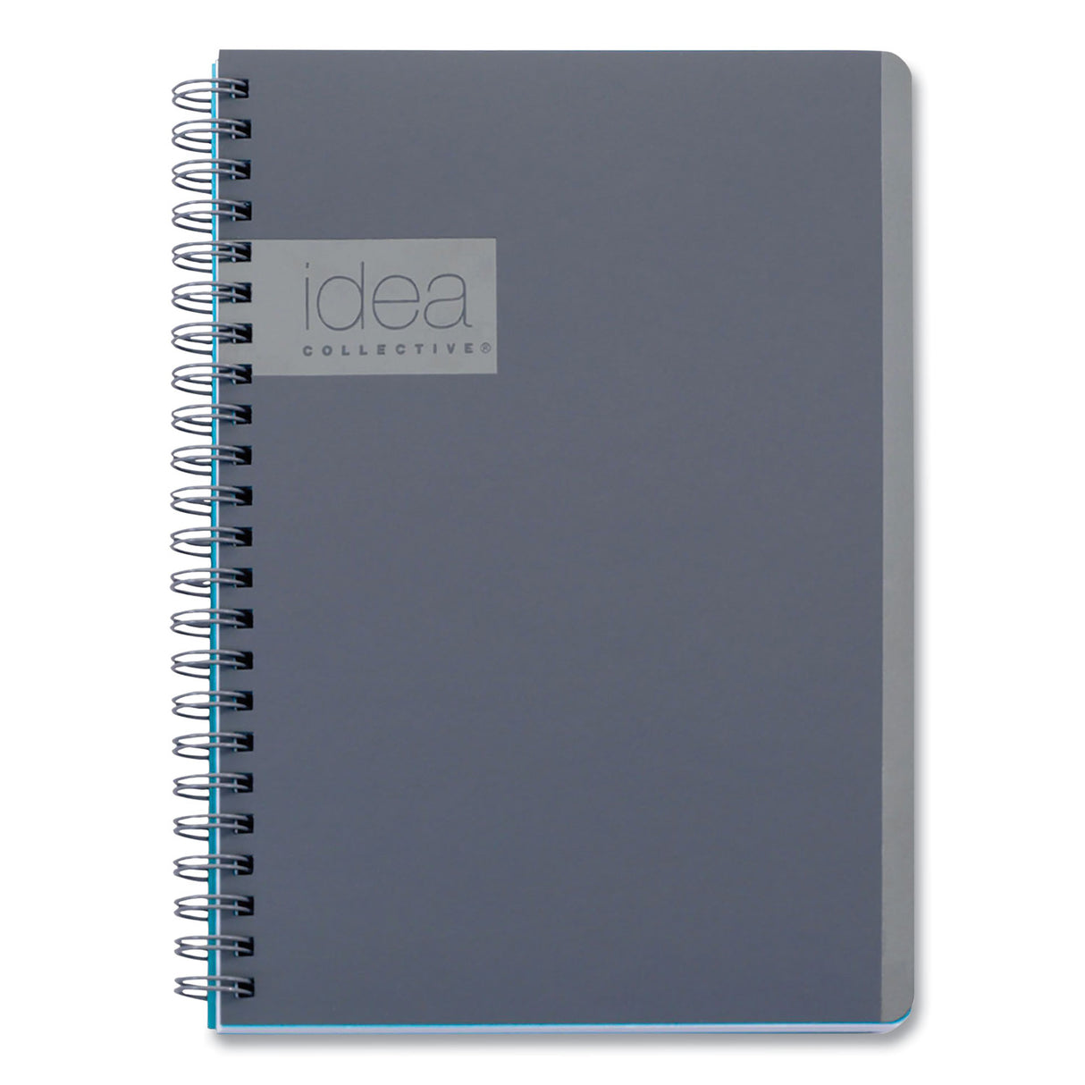 Oxford Idea Collective Professional Notebook, 1-Subject, Medium/College Rule, Gray Cover, (80) 8 x 4.87 Sheets (57010IC)