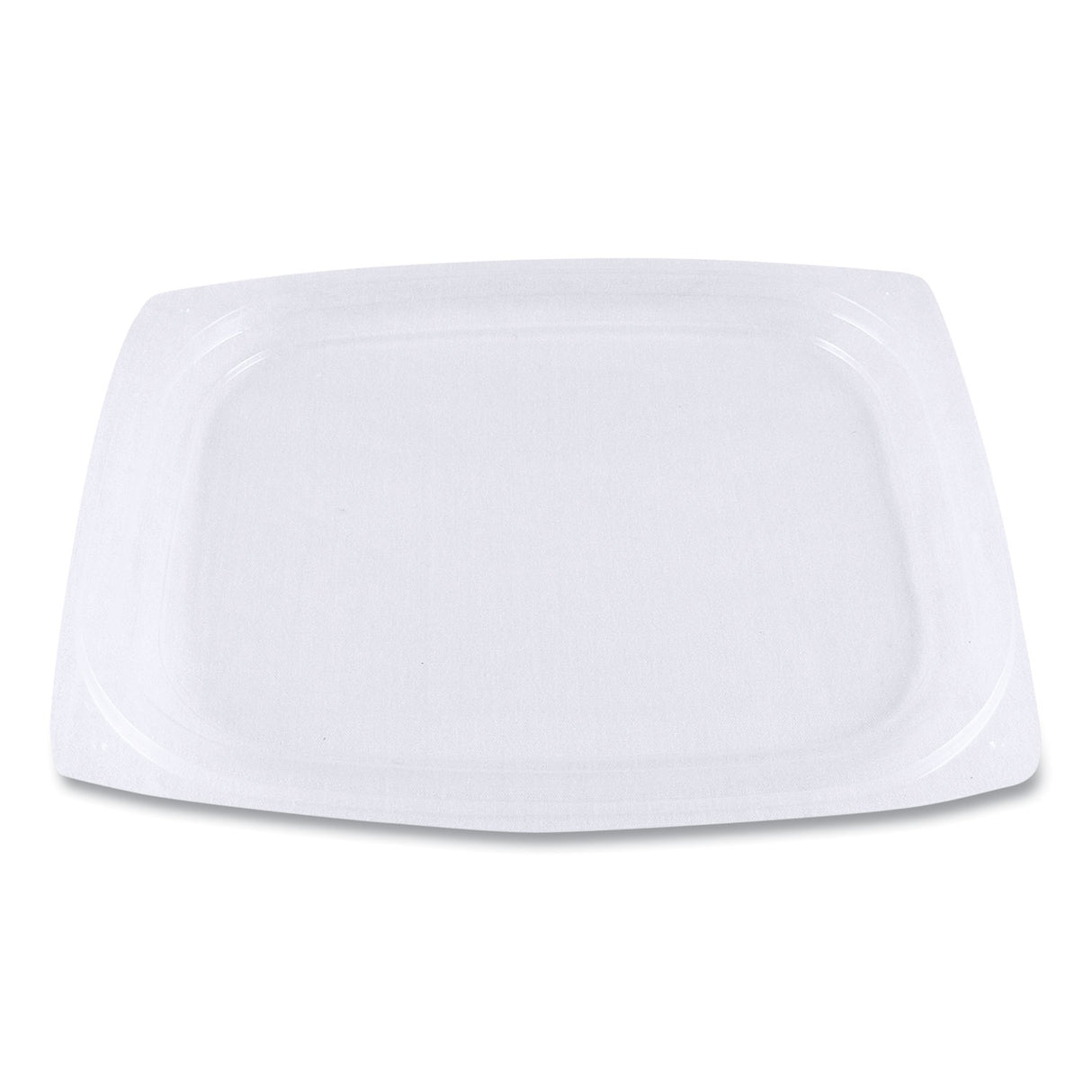 World Centric PLA Rectangular Deli Container Lids, 4.8 x 5.9 x 0.3, Clear, Plastic, 900/Carton (RDLCS8)
