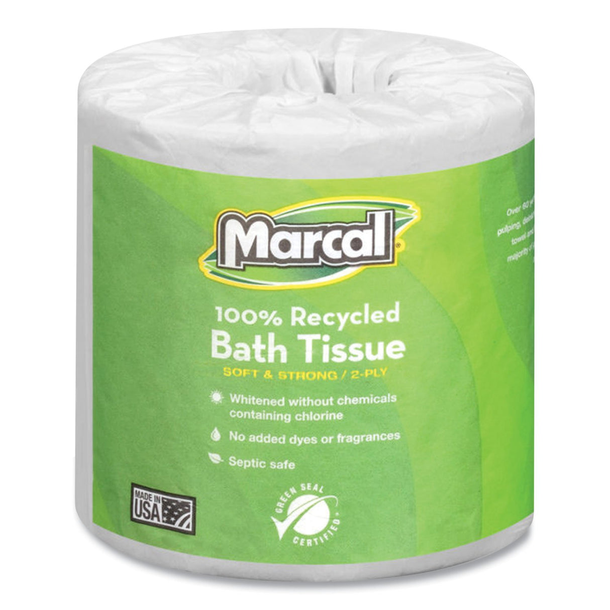 Marcal® Standard Toilet Paper, 2-Ply, White, 330 Sheets, 48 Rolls (6079)