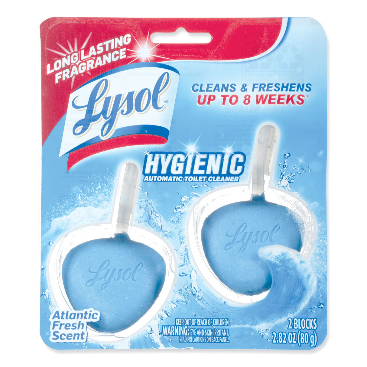 Lysol® Auto Toilet Bowl Cleaner, Spring Waterfall, 2 Pack (83721)