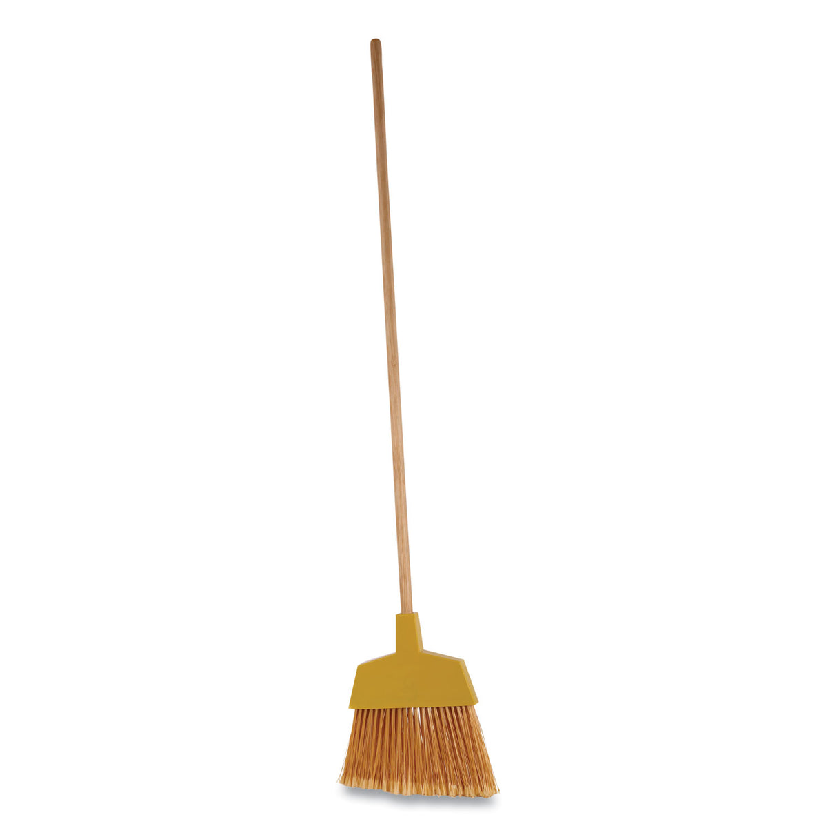 Boardwalk® 932A Angler Broom, 53" Wooden Handle, Yellow (BWK932AEA)