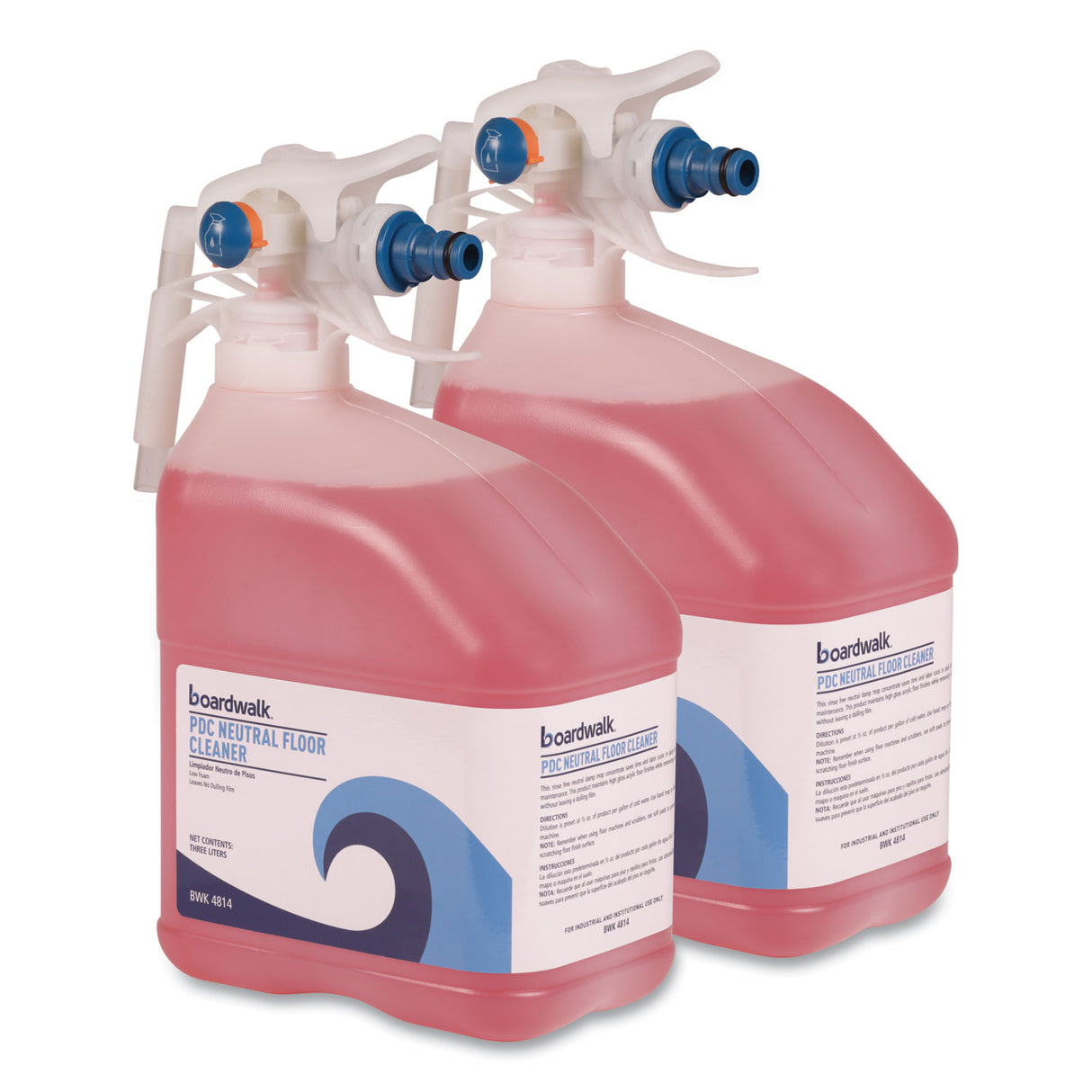 Boardwalk® PDC Neutral Floor Cleaner, 3 Liter, Tangy Fruit, 2 Bottles (BWK4814)
