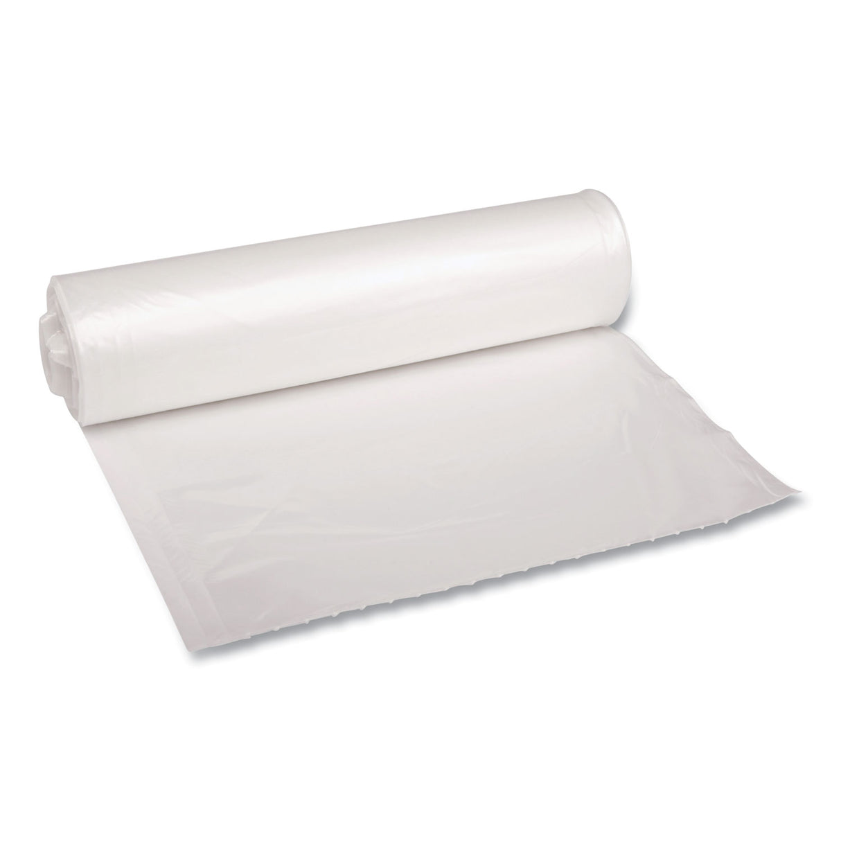 Boardwalk® 33 Gallon Clear Garbage Bags, 33x39, 1.47mil, 100 Bags, BWK534