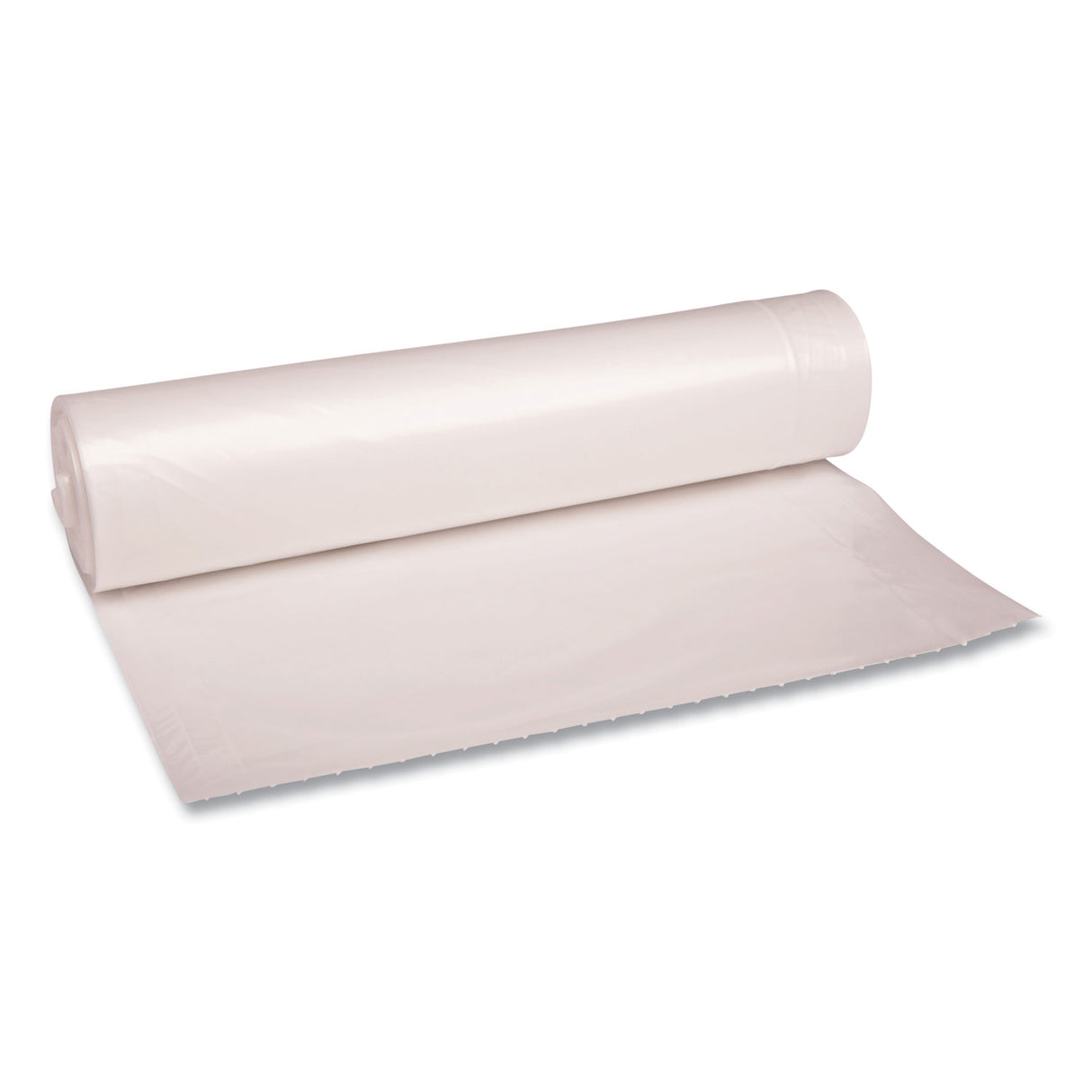 Boardwalk® 56 Gallon Clear Garbage Bags, 43x47, 1.1 mil, 100 Bags, BWK532