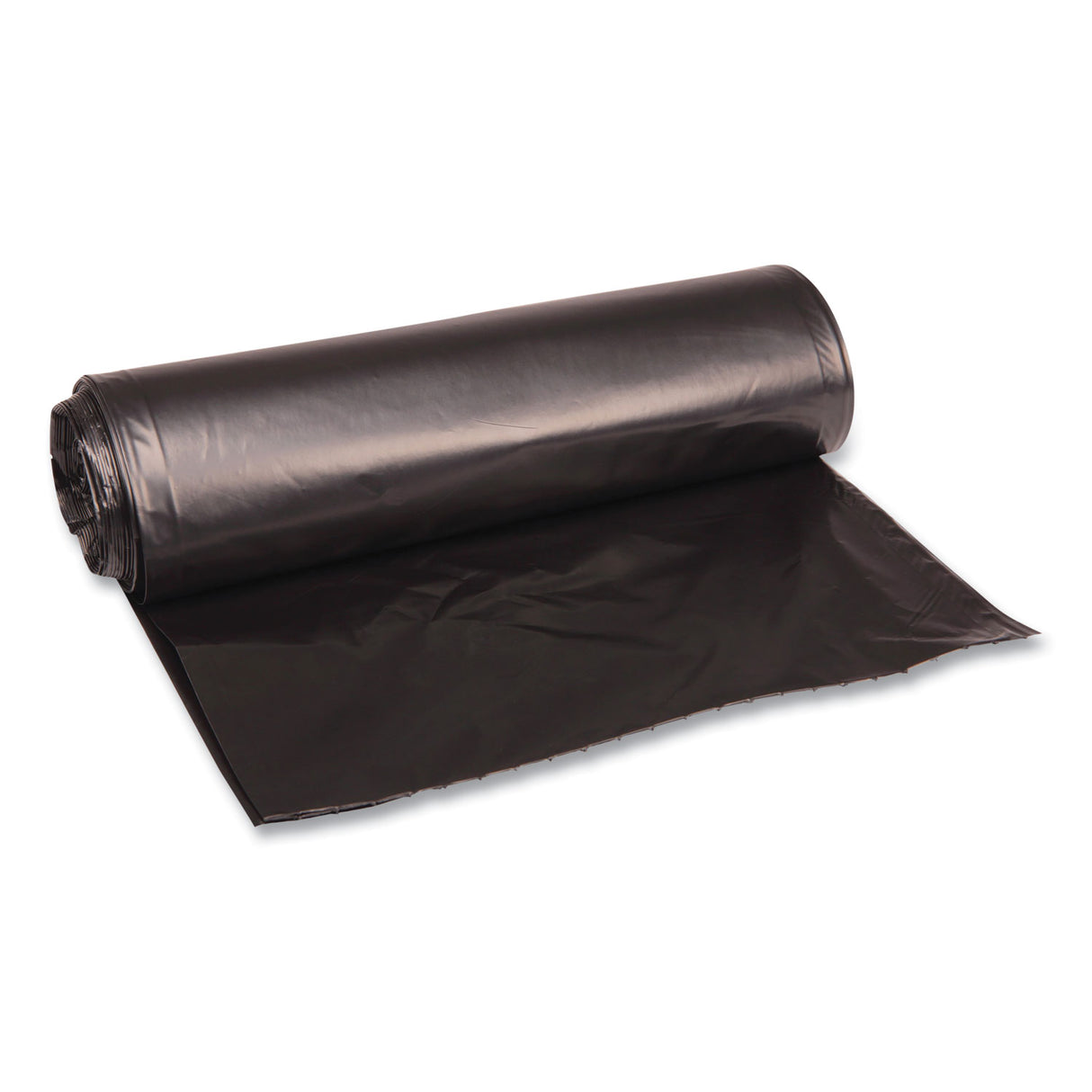 Boardwalk® 33 Gallon Black Garbage Bags, 33x39, 1.6mil, 100 Bags, BWK520
