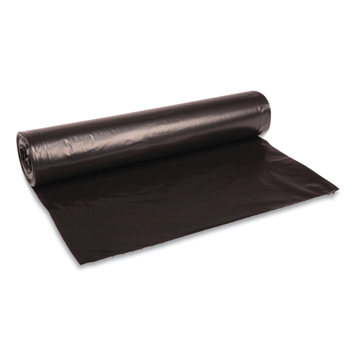 Boardwalk® 45 Gallon Black Garbage Bags, 40x48, 1 Mil, 100 Bags, BWK527