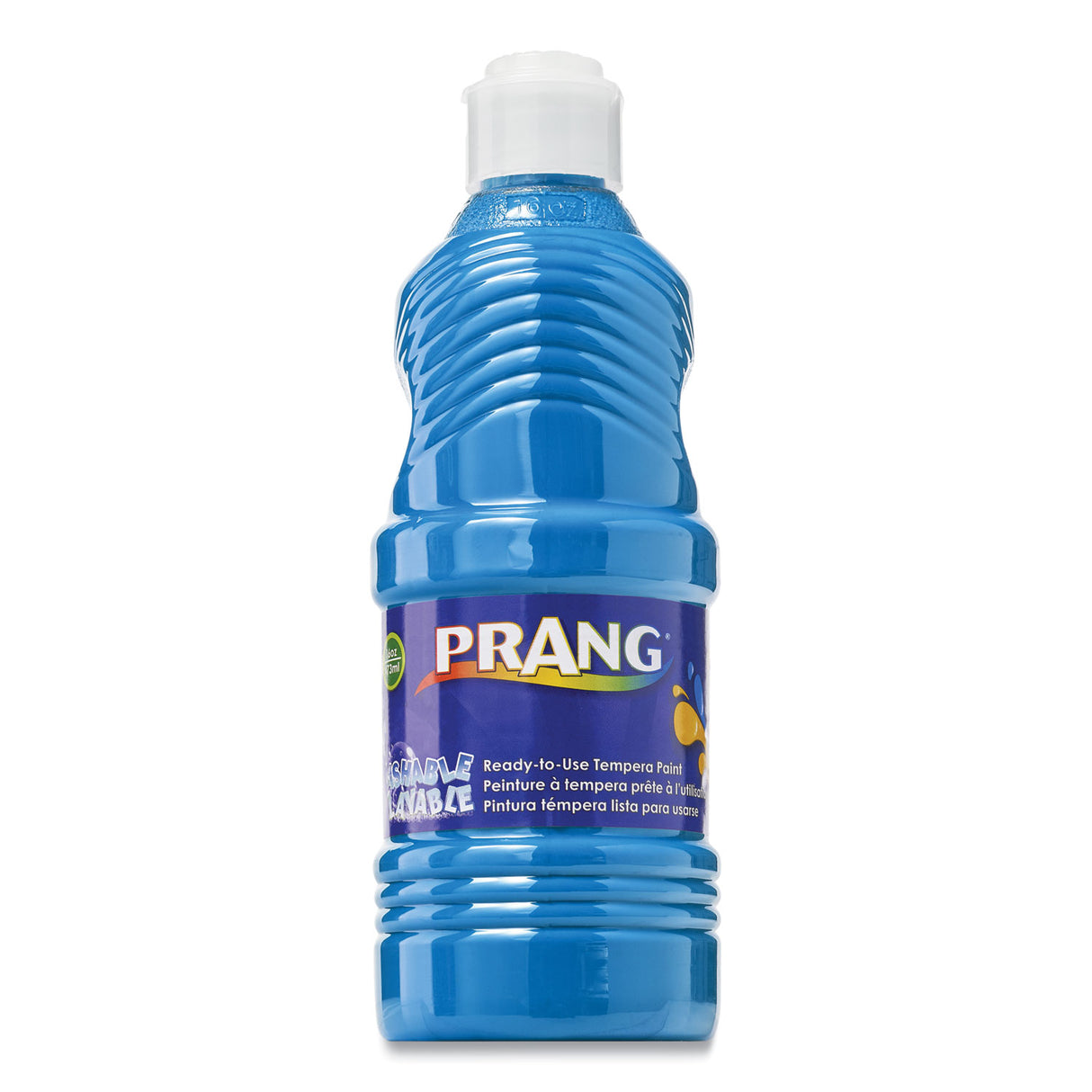 Prang Washable Paint, Turquoise Blue, 16 oz Dispenser-Cap Bottle (X10712)