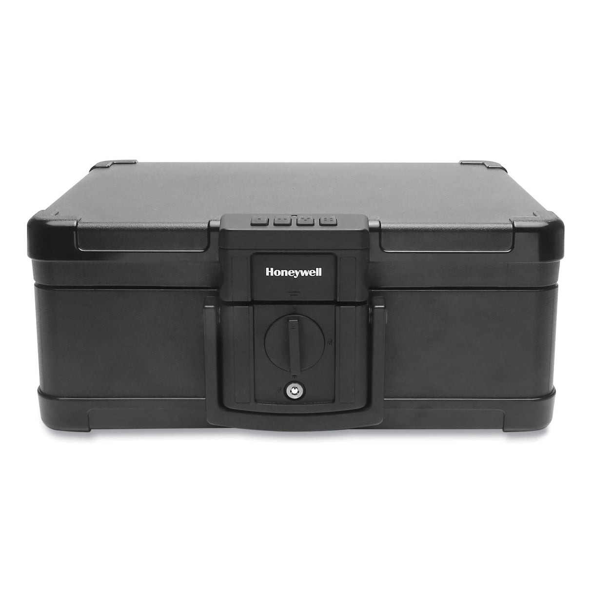 Honeywell Fire and Waterproof Safe with Touchpad Lock, 15.9 x 13.1 x 6.7, 0.24 cu ft, Black (1553)