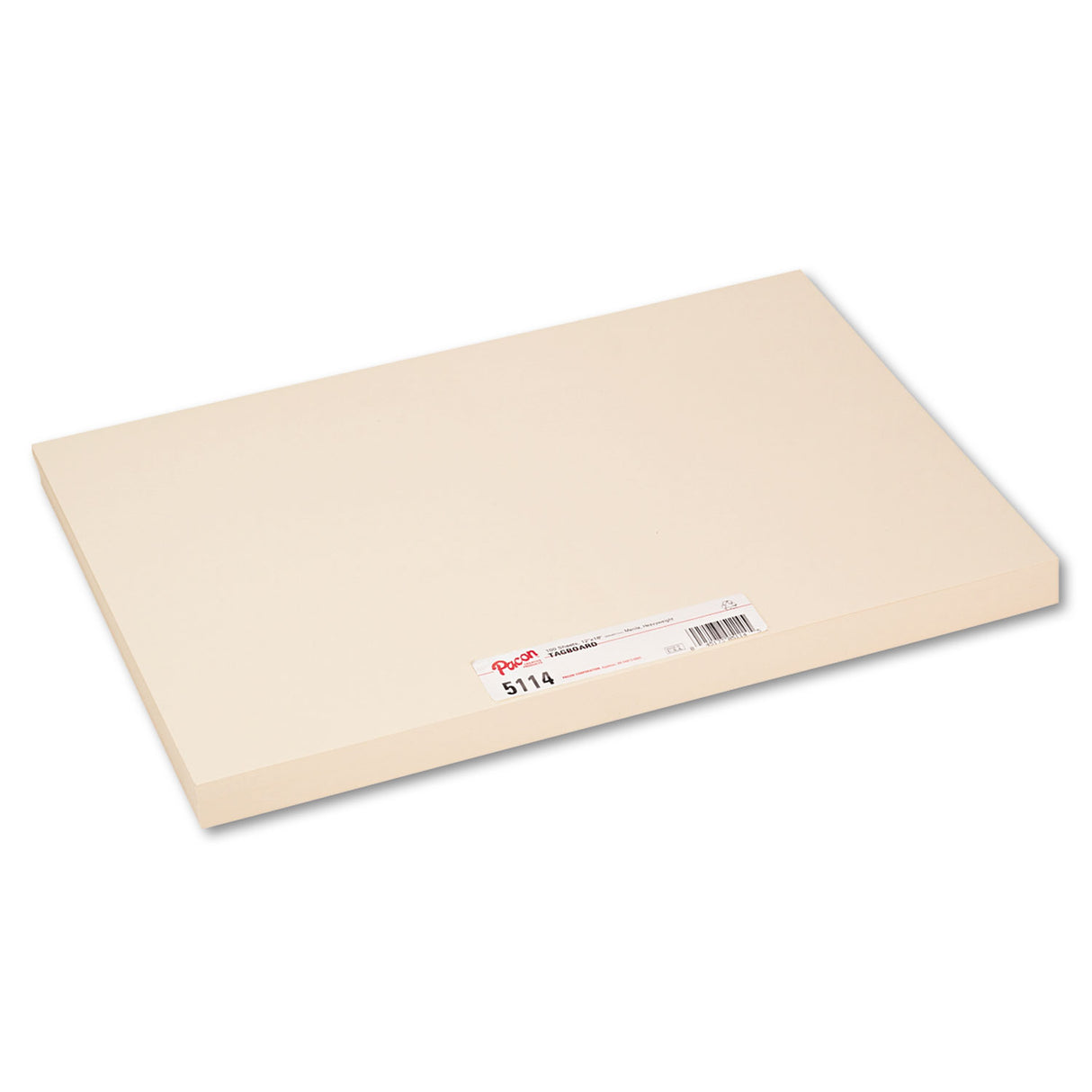Pacon Heavyweight Tagboard, 12 x 18, Manila, 100/Pack (5114)