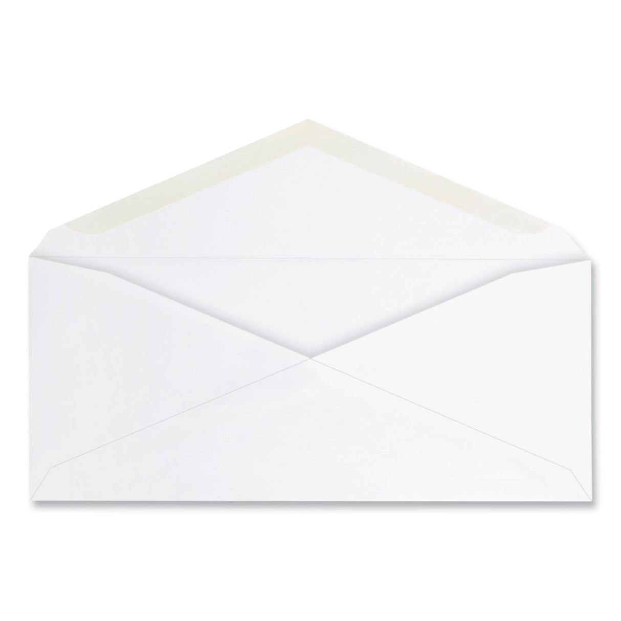 Universal Open-Side Business Envelope, #10, Commercial Flap, Gummed Closure, 4.25 x 9.63, White, 125/Box (UNV36329)
