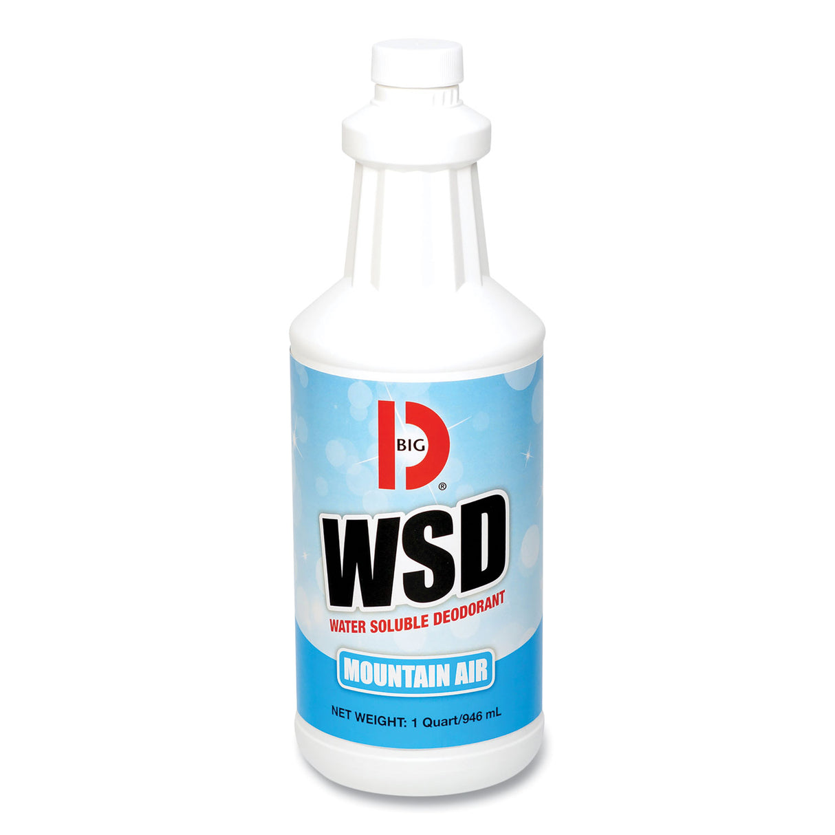 Big-D Water-Soluble Deodorant, Mountain Air, 32 oz Bottle, 12/Carton (358)