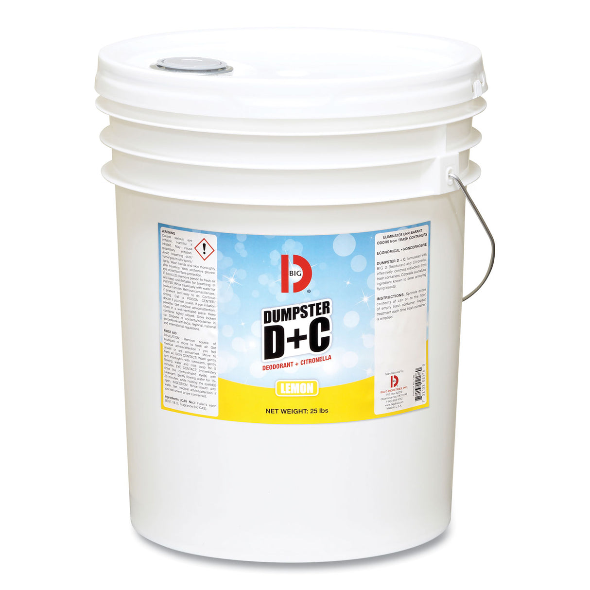 Big-D Dumpster D Plus C, Neutral, 25 lb Bucket (178)