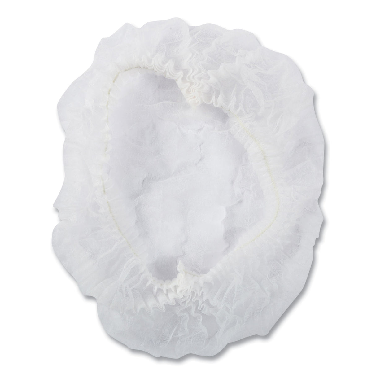 AmerCareRoyal Latex-Free Operating Room Cap, Pleated, Polypropylene, 21", White, 100 Caps/Pack, 10 Packs/Carton (RP110NWP)