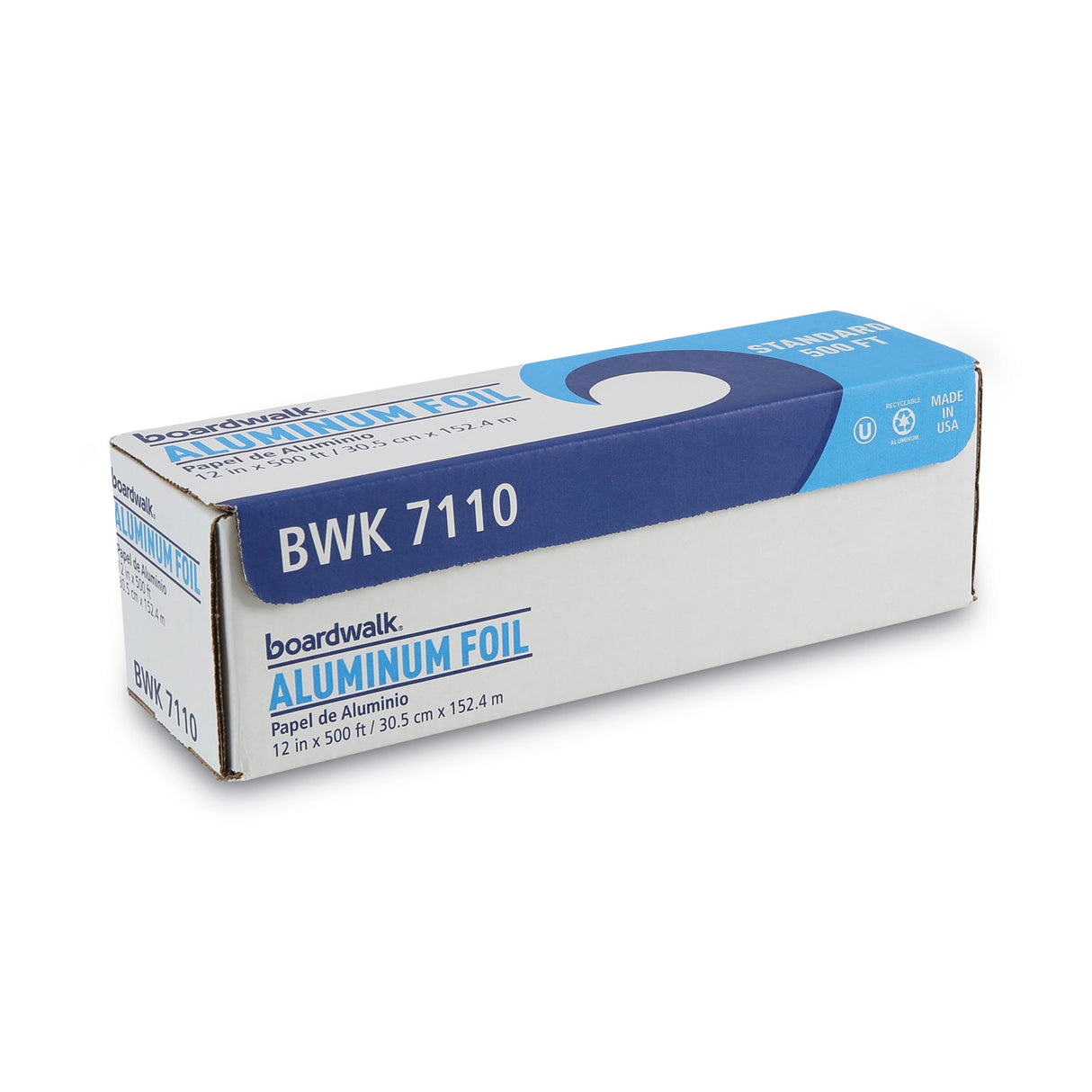 Boardwalk® Extra Standard Aluminum Foil Roll, 12" x 500 ft, 1 Roll (BWK7110)