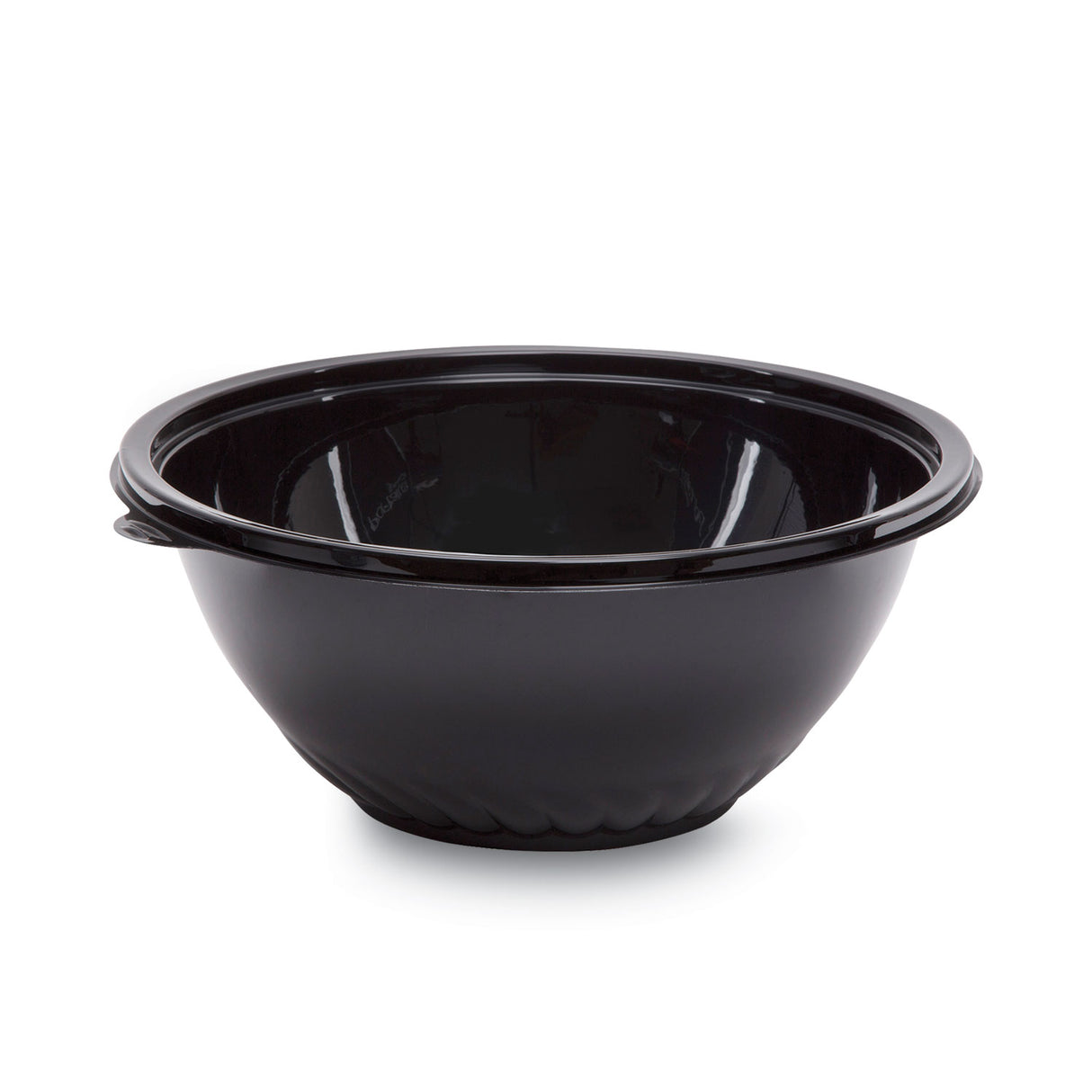 WNA Caterline Pack n' Serve Plastic Bowl, 160 oz, 12" Diameter x 5"h, Black, 25/Carton (APB160BL)