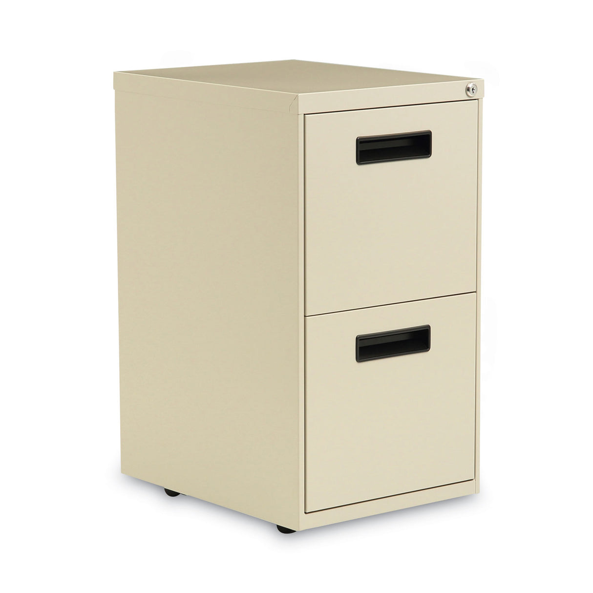 Alera File Pedestal, Left or Right, 2 Legal/Letter-Size File Drawers, Putty, 14.96" x 19.29" x 27.75" (ALEPAFFPY)