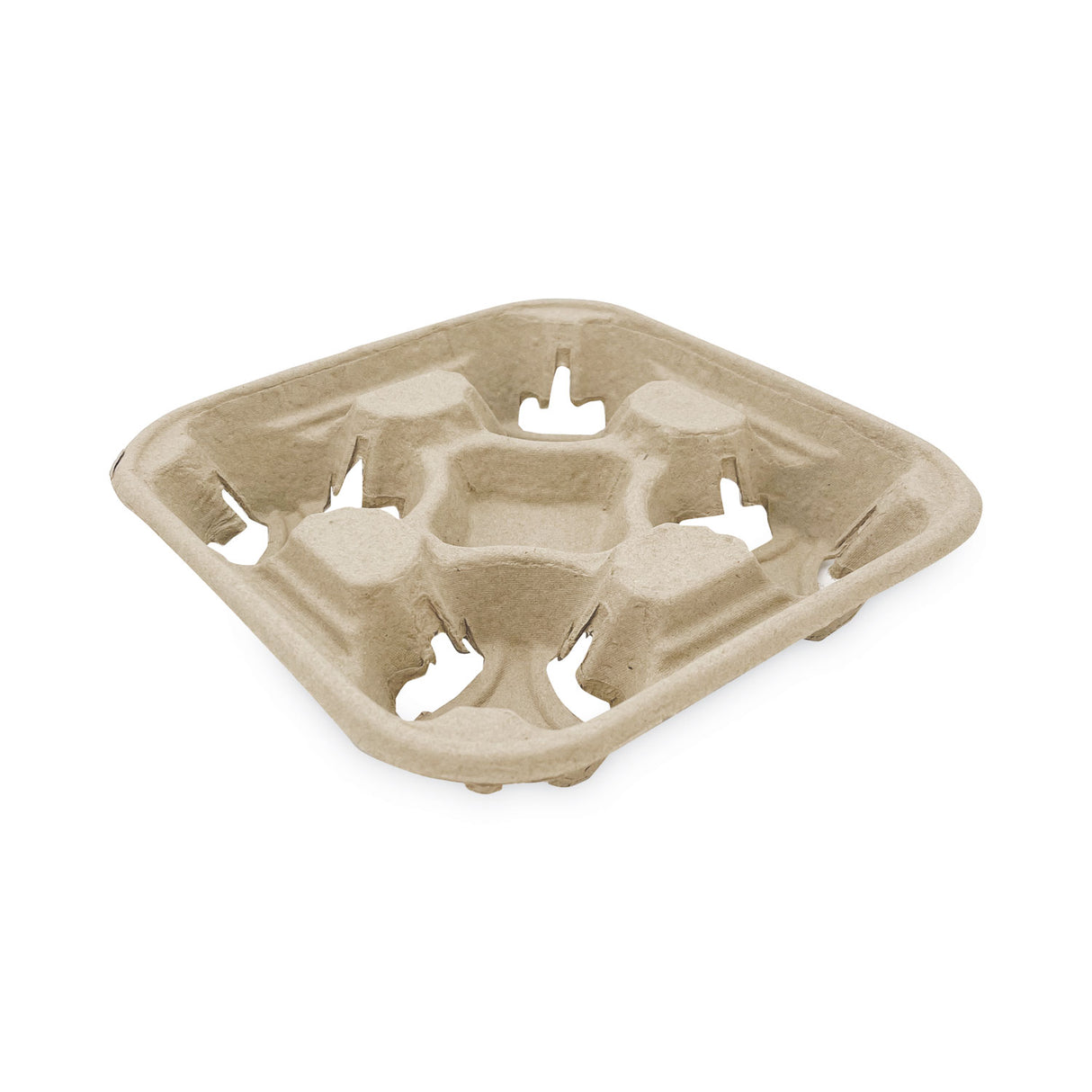 Boardwalk® Cup Tray, 8-32 oz, Four Cups, 300/Carton (BWK4CUPCARRIER)