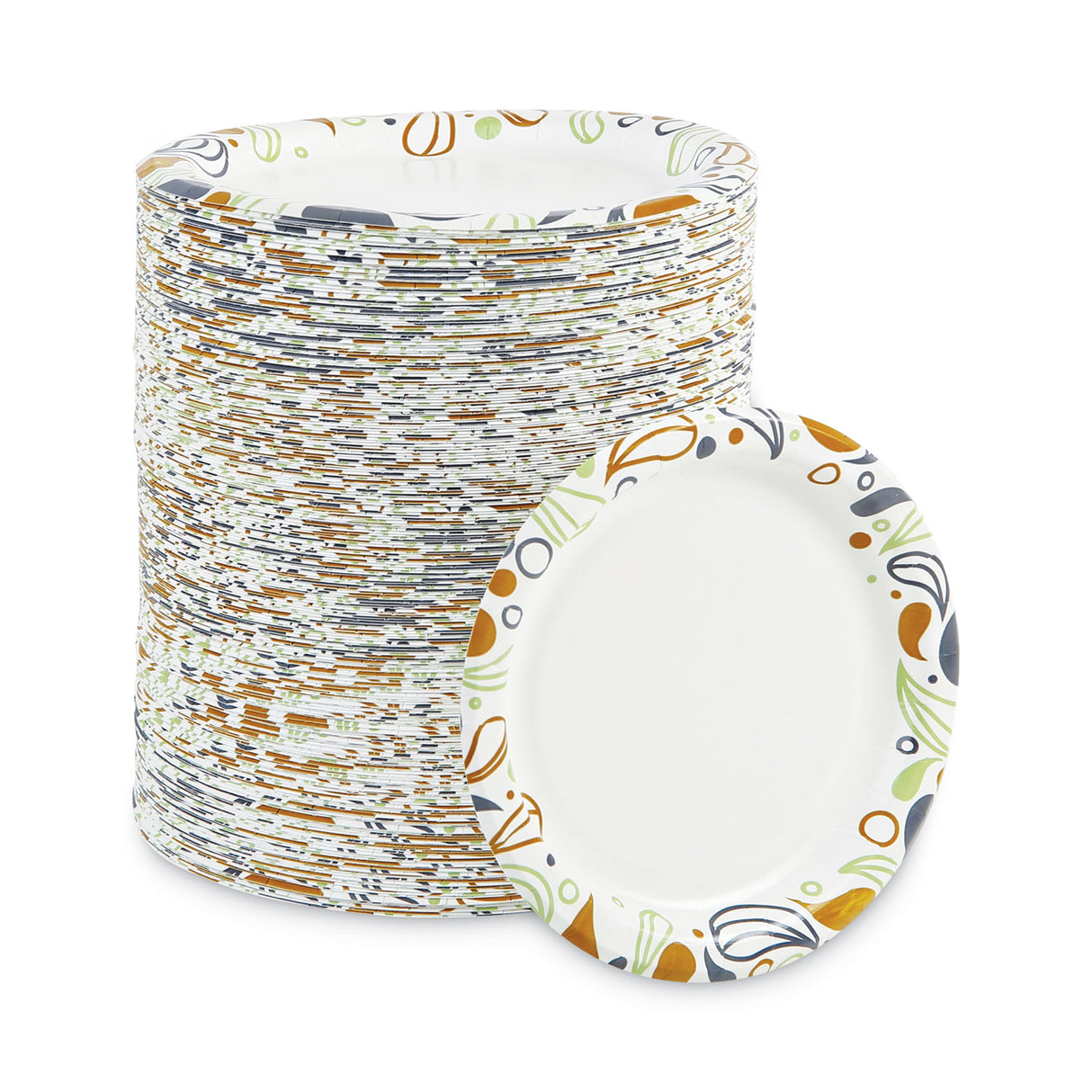 Boardwalk® Deerfield Printed 6" Paper Plates, 1000 Plates (BWKDEER6PLT)