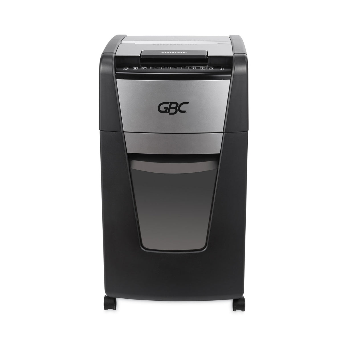 GBC AutoFeed+ 300X Super Cross-Cut Office Shredder, 300 Auto/10 Manual Sheet Capacity (WSM1757608)