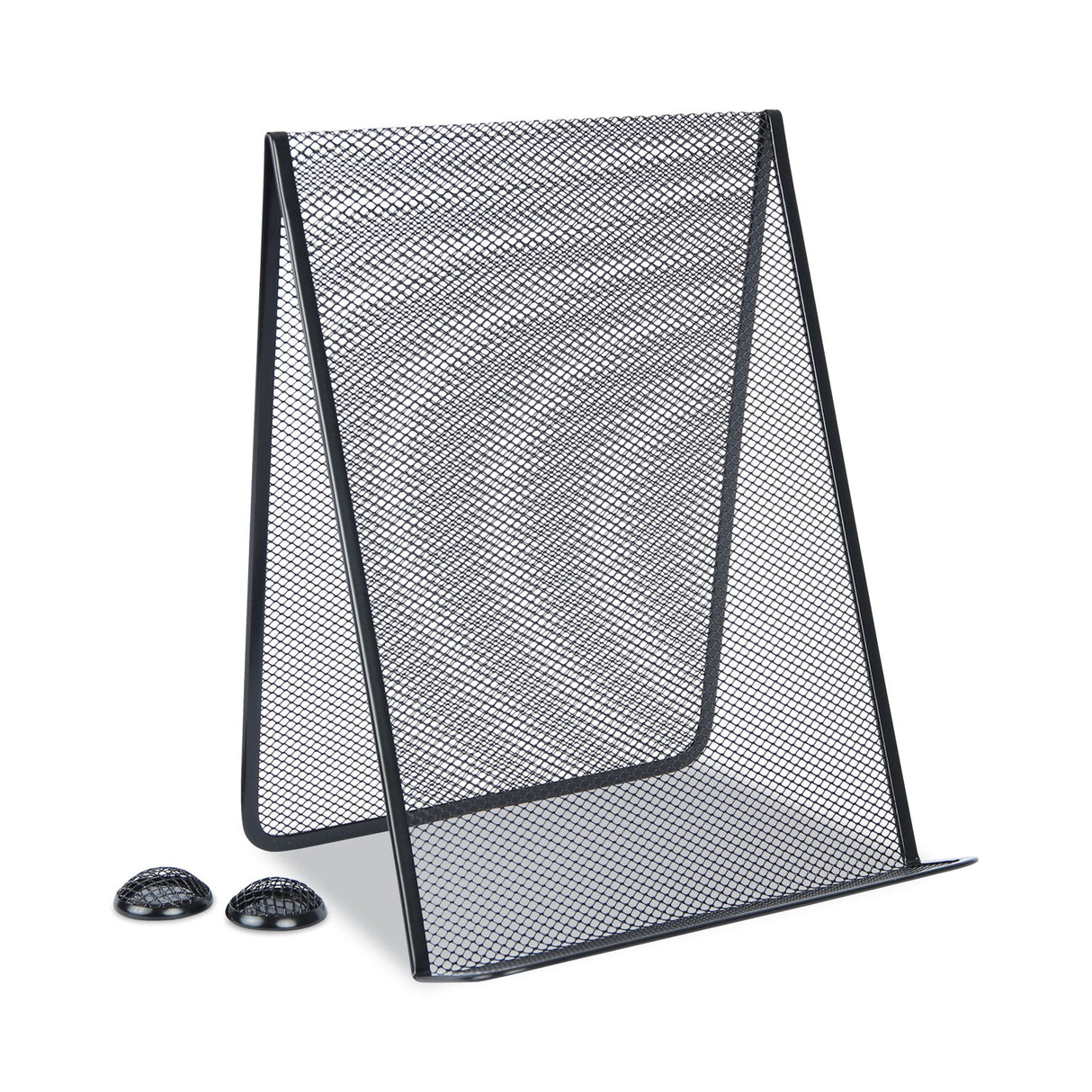 Universal Metal Mesh Document Holder Free Standing, 35 Sheet Capacity, Metal, Black (UNV20027)