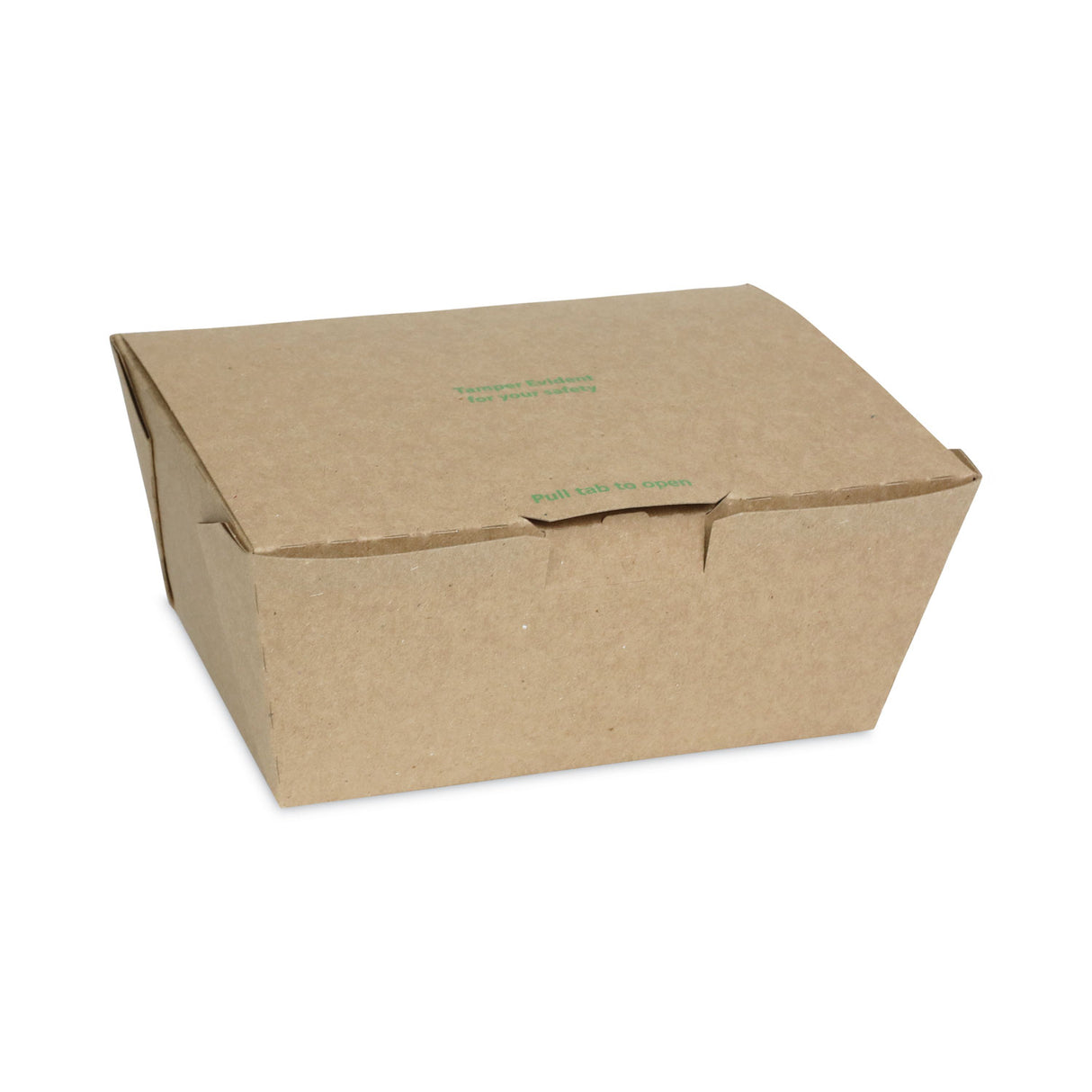 Pactiv EarthChoice Tamper Evident OneBox Paper Box, 6.54 x 4.5 x 3.25, Kraft, 160/Carton (NOB03KECTE)