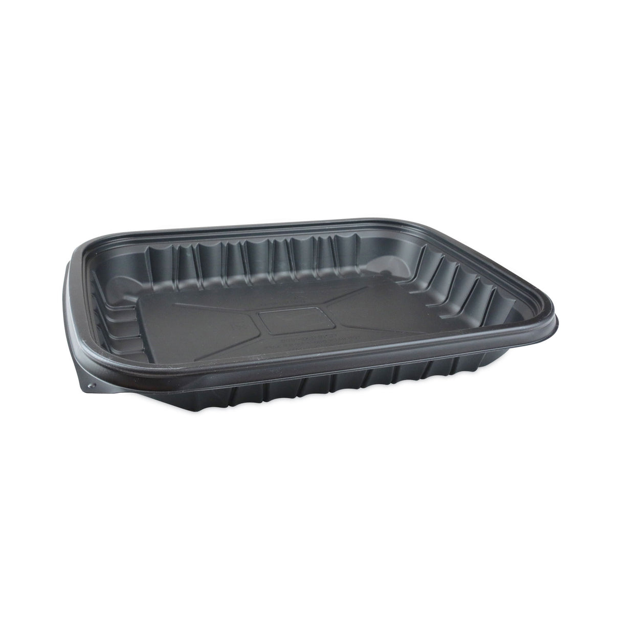 Pactiv EarthChoice Entree2Go Takeout Container, 48 oz, 11.75 x 8.75 x 1.61, Black, Plastic, 200/Carton (YCNB12X94800)