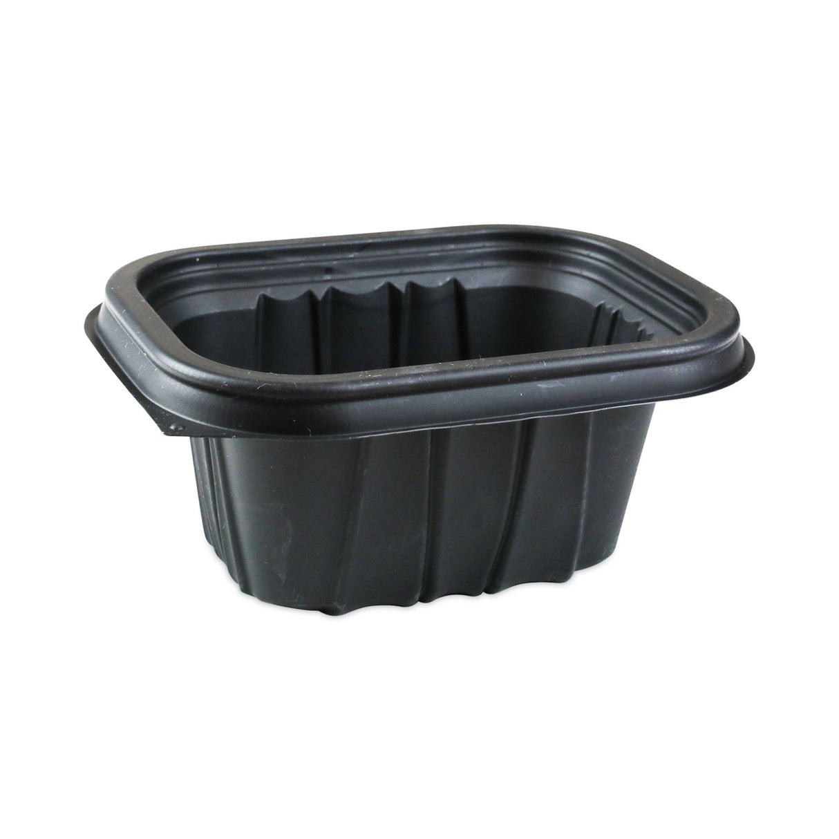 Pactiv EarthChoice Entree2Go Takeout Container, 12 oz, 5.65 x 4.25 x 2.57, Black, Plastic, 600/Carton (YCNB6X412000)