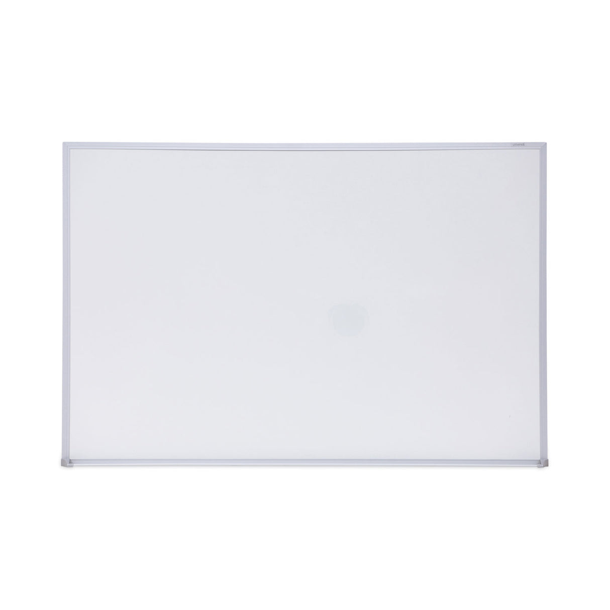 Universal Melamine Dry Erase Board with Aluminum Frame, 36 x 24, White Surface, Anodized Aluminum Frame (UNV43623)